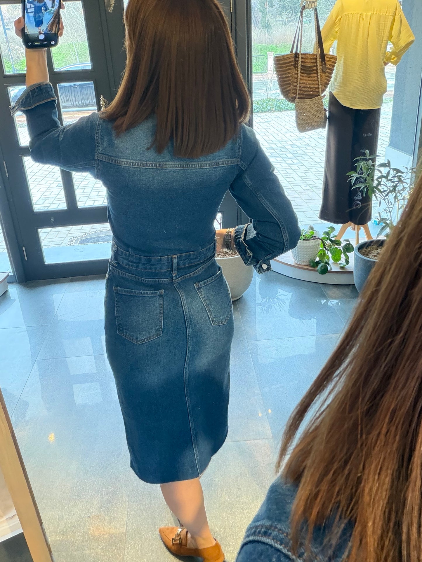 Mua Midi Boy Jean Elbise