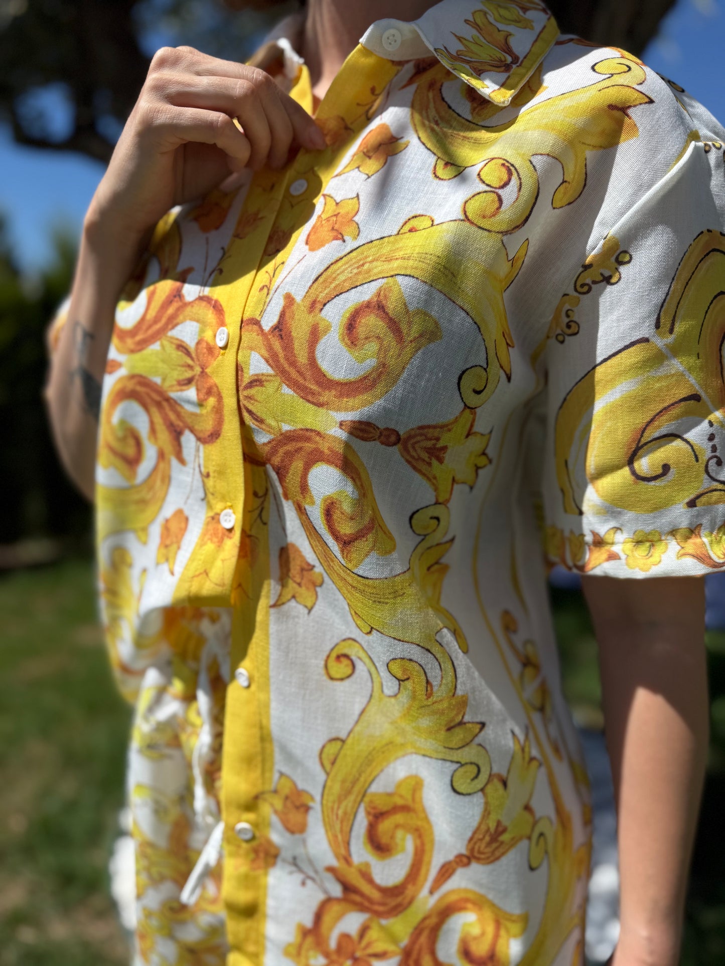 Dolce Sarı Şort Takım