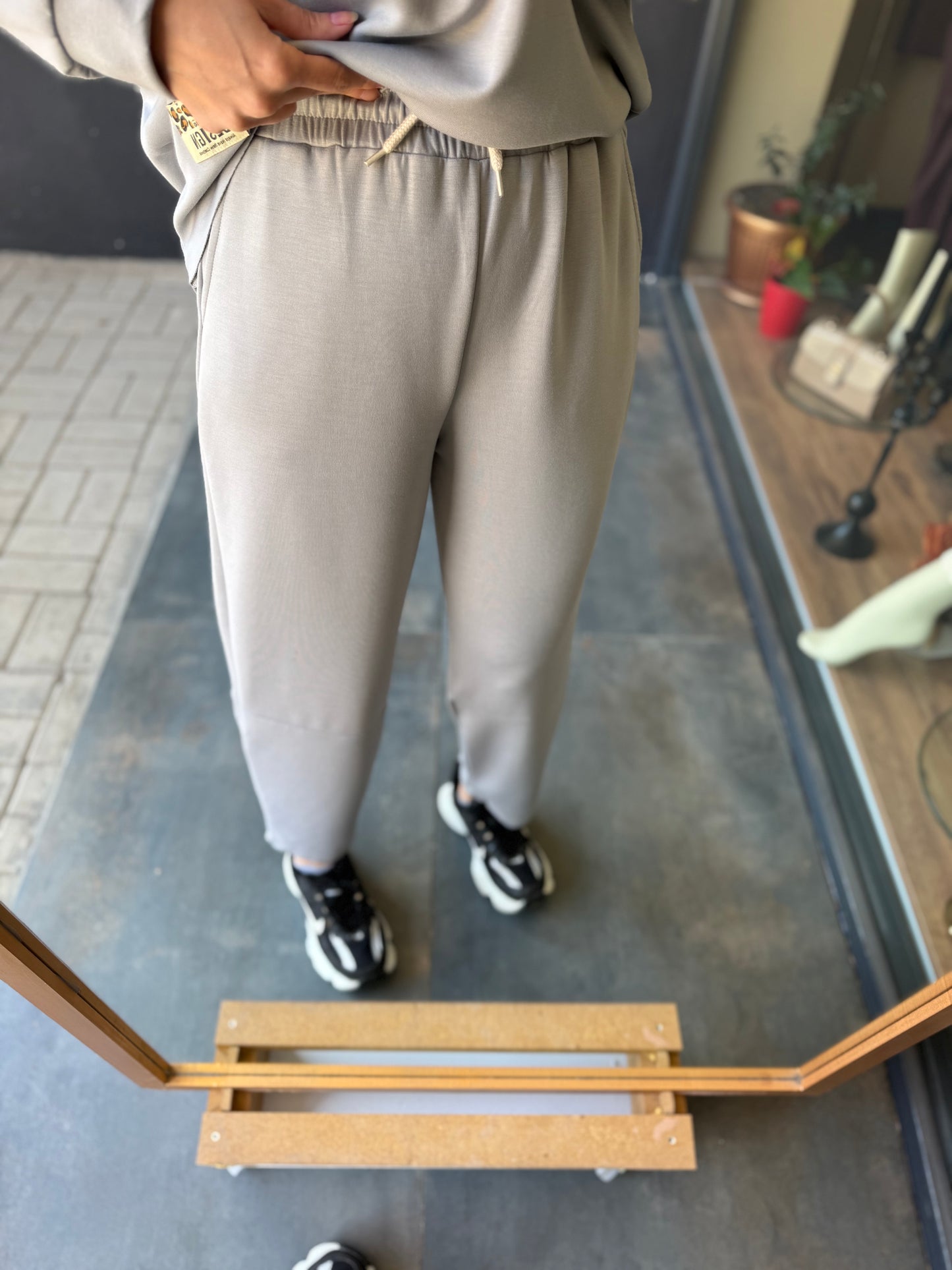 Şayza Gri Armalı Takım