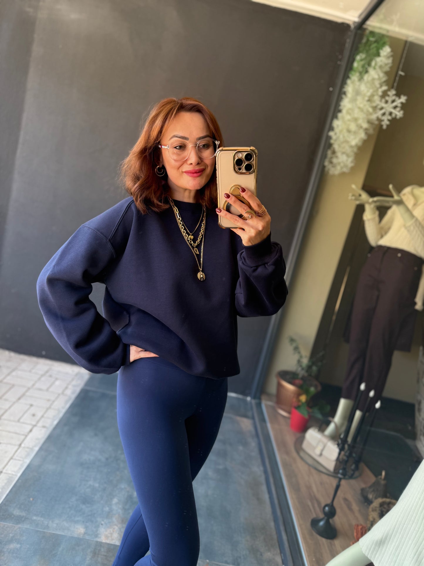 Petra Lacivert Sweat