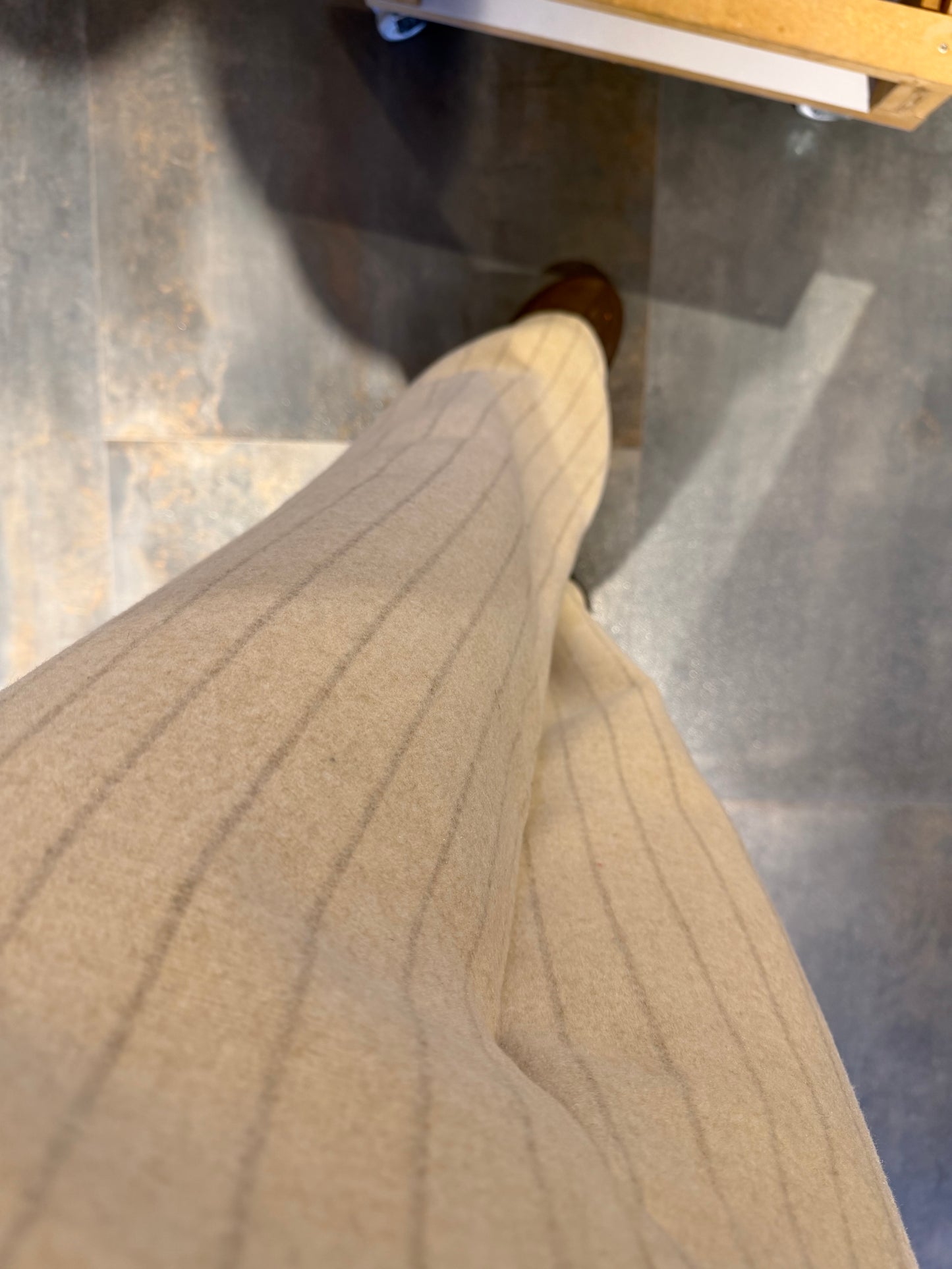 Elegance Bej Kaşe Pantolon