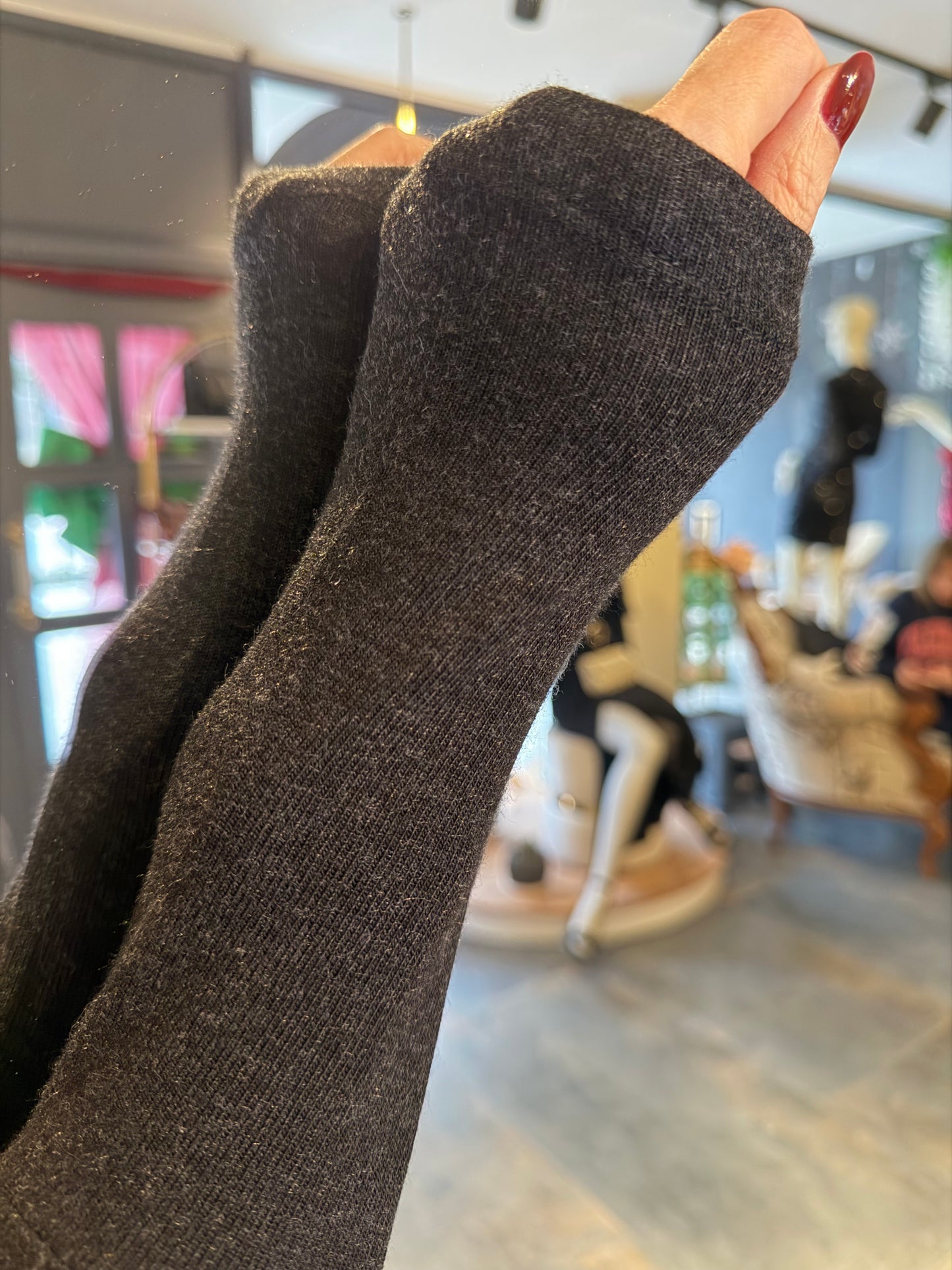 Virgin Antrasit Yumoş Bluz