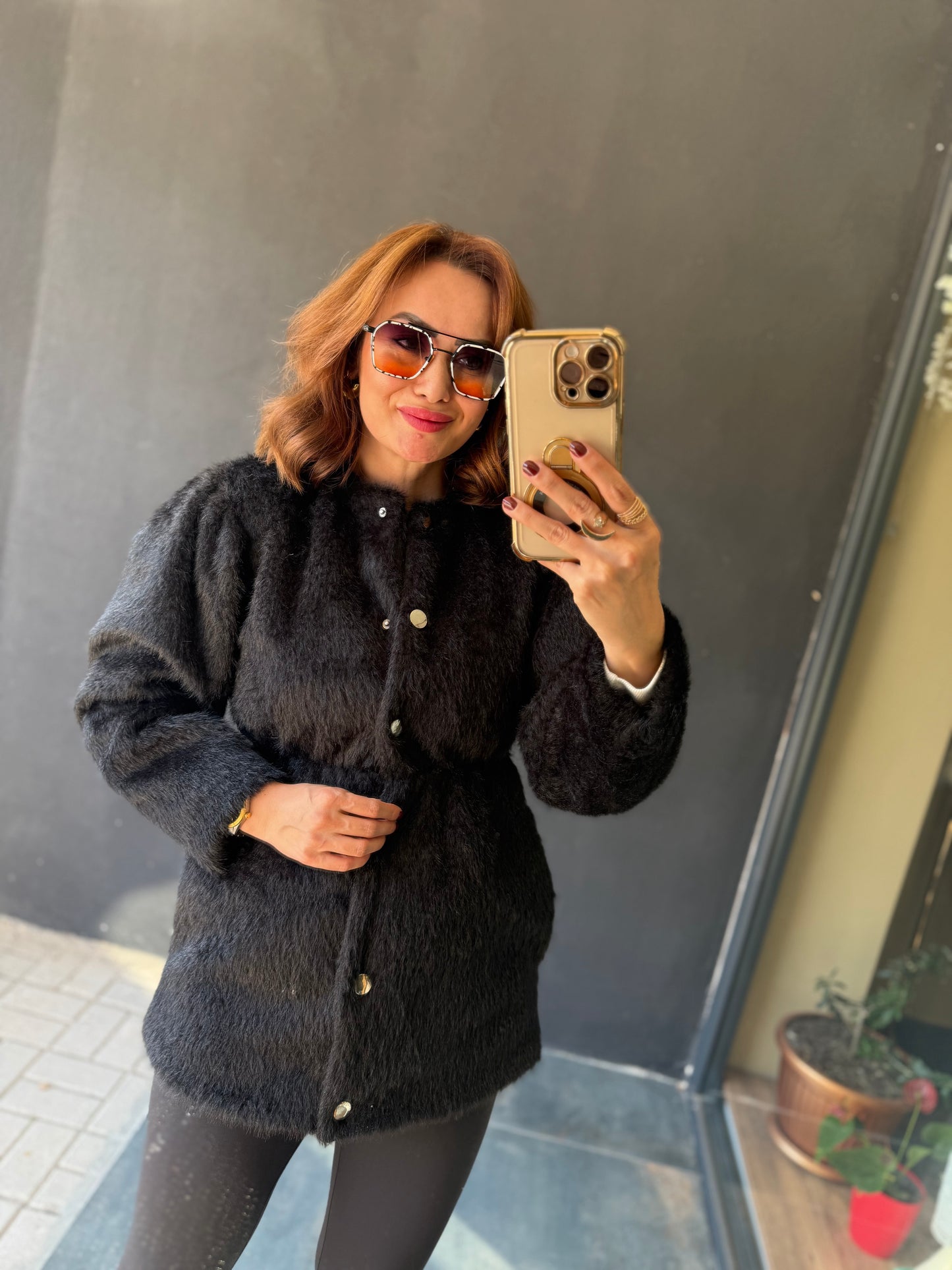 Paris Siyah Premium Kürk