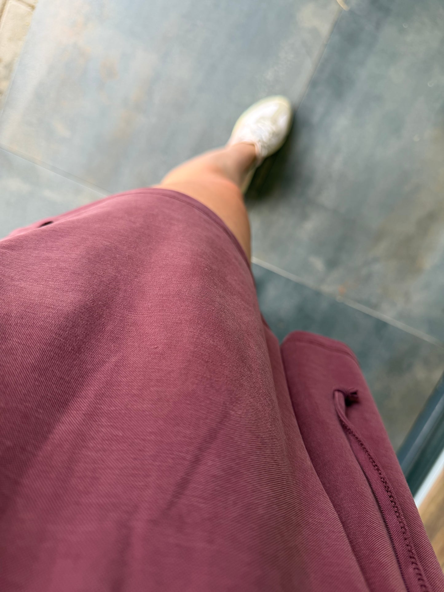 Bordo Aura Modal Şort Takım
