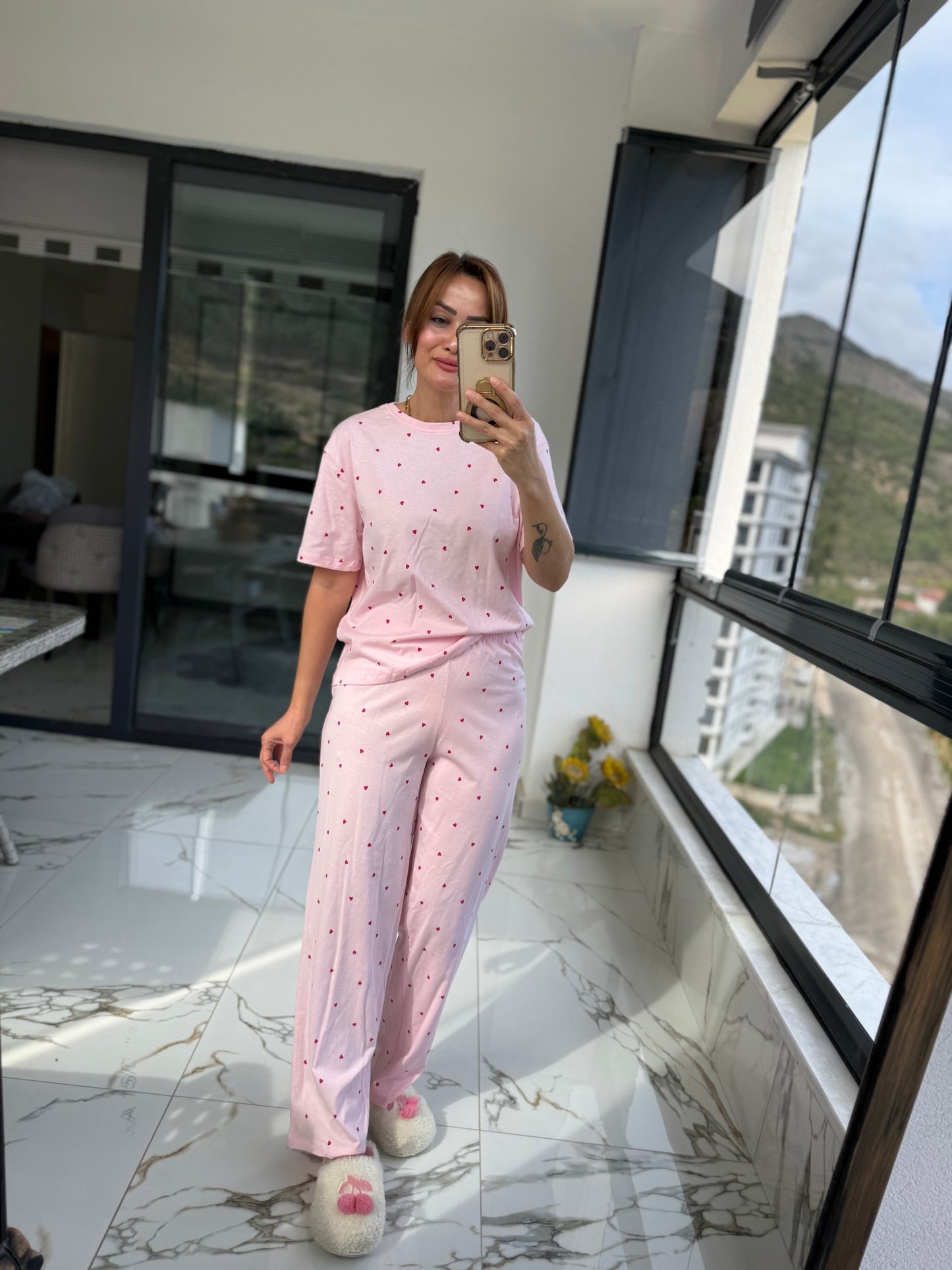 Hanteks Kısa Kol Pijama Takımı 4