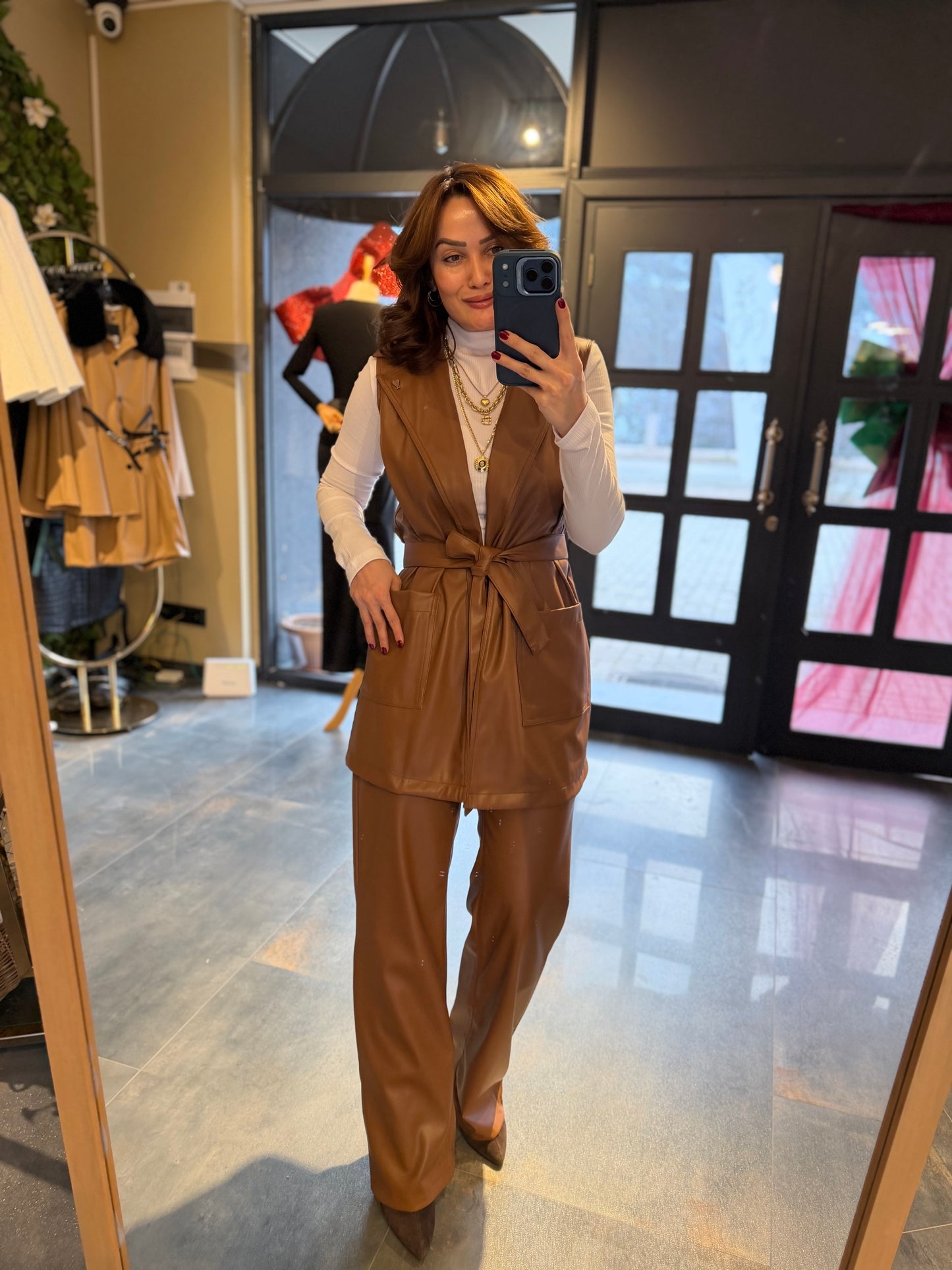 Majesty Kahve Deri Takım