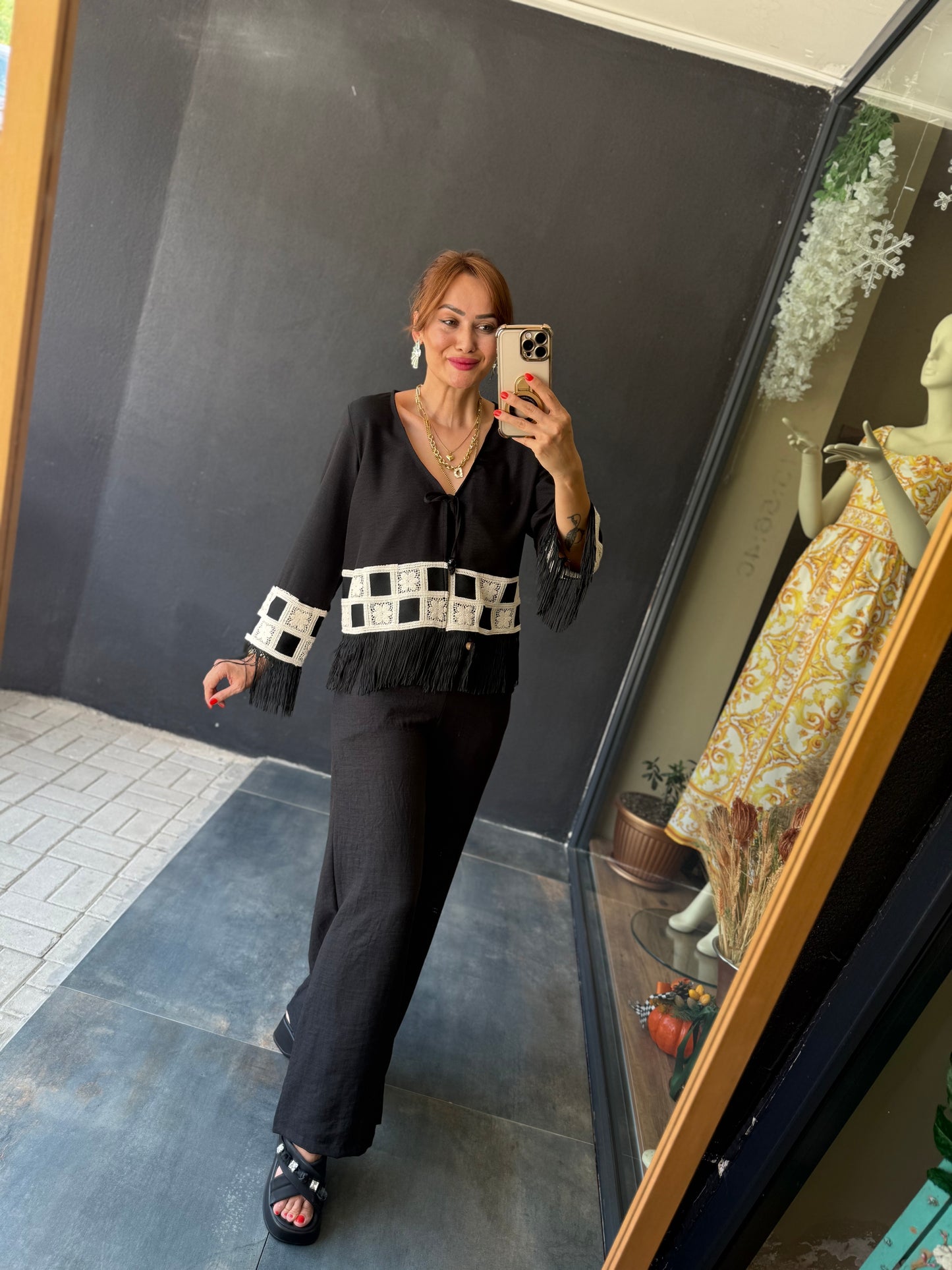 Whisk Püsküllü Pantolon & Ceket Takım