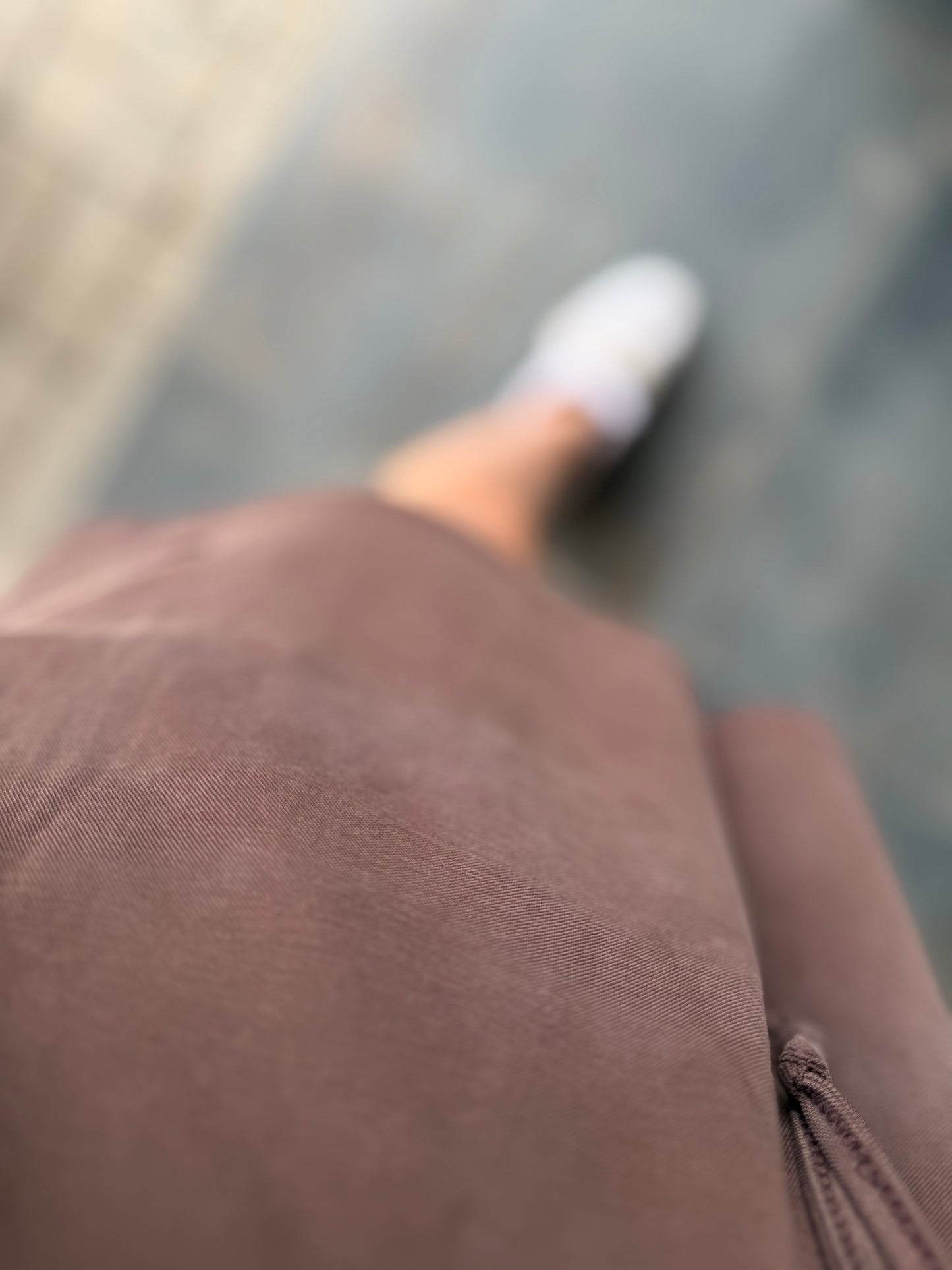 Kahve Aura Modal Şort Takım