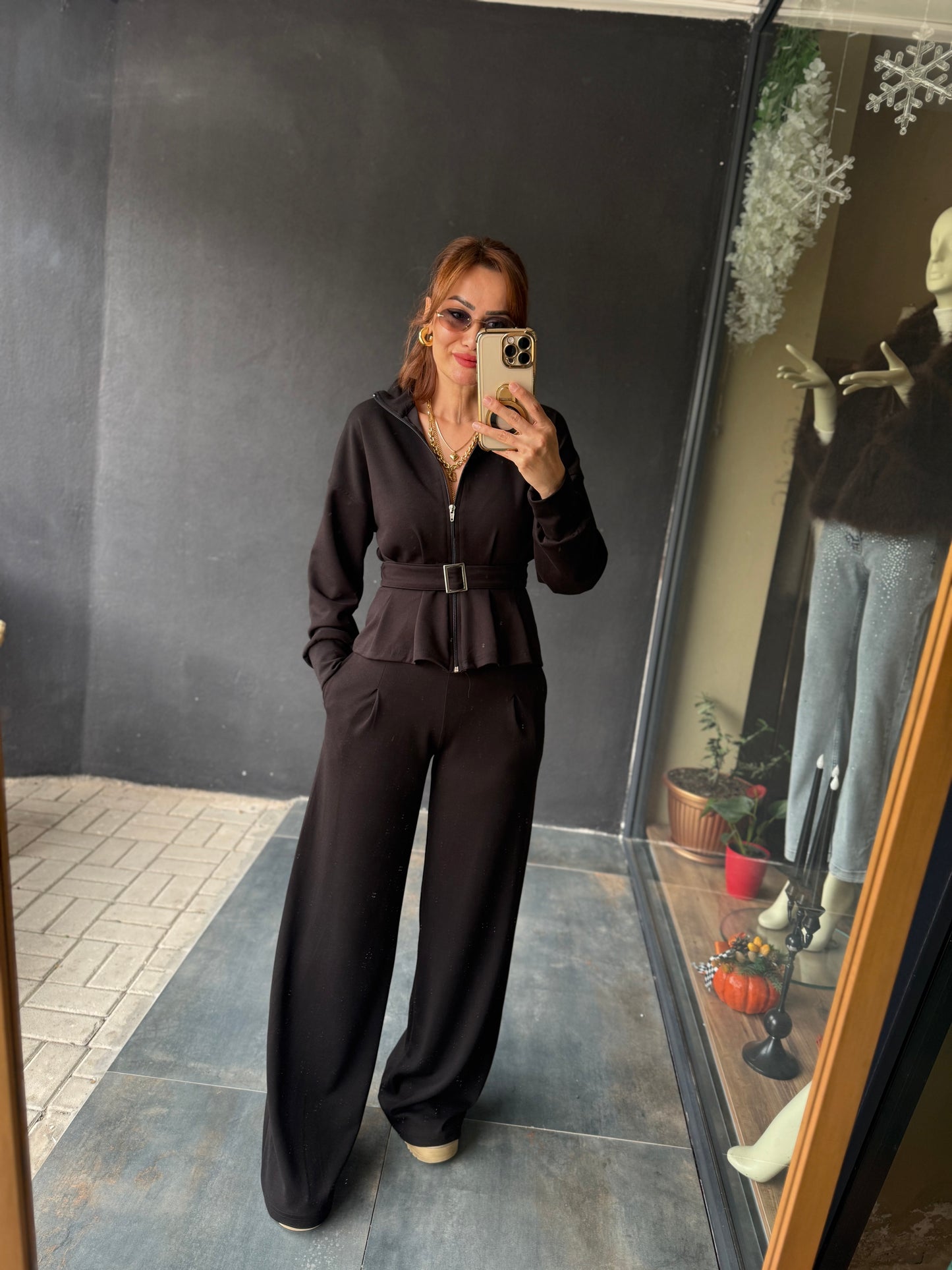 Semy Siyah Kemerli Modal Takım