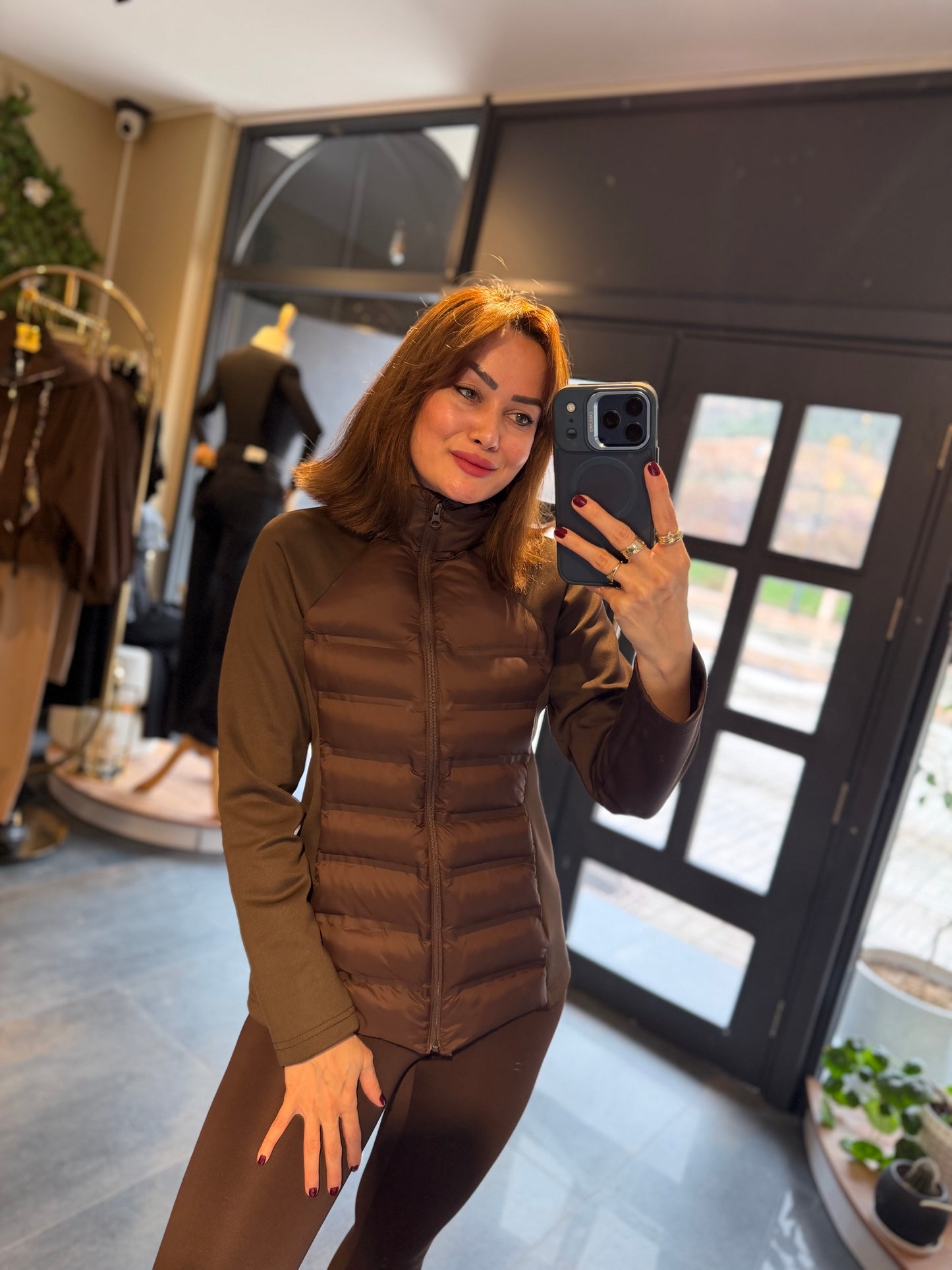 Spark Kahve Mont & Tayt Takım