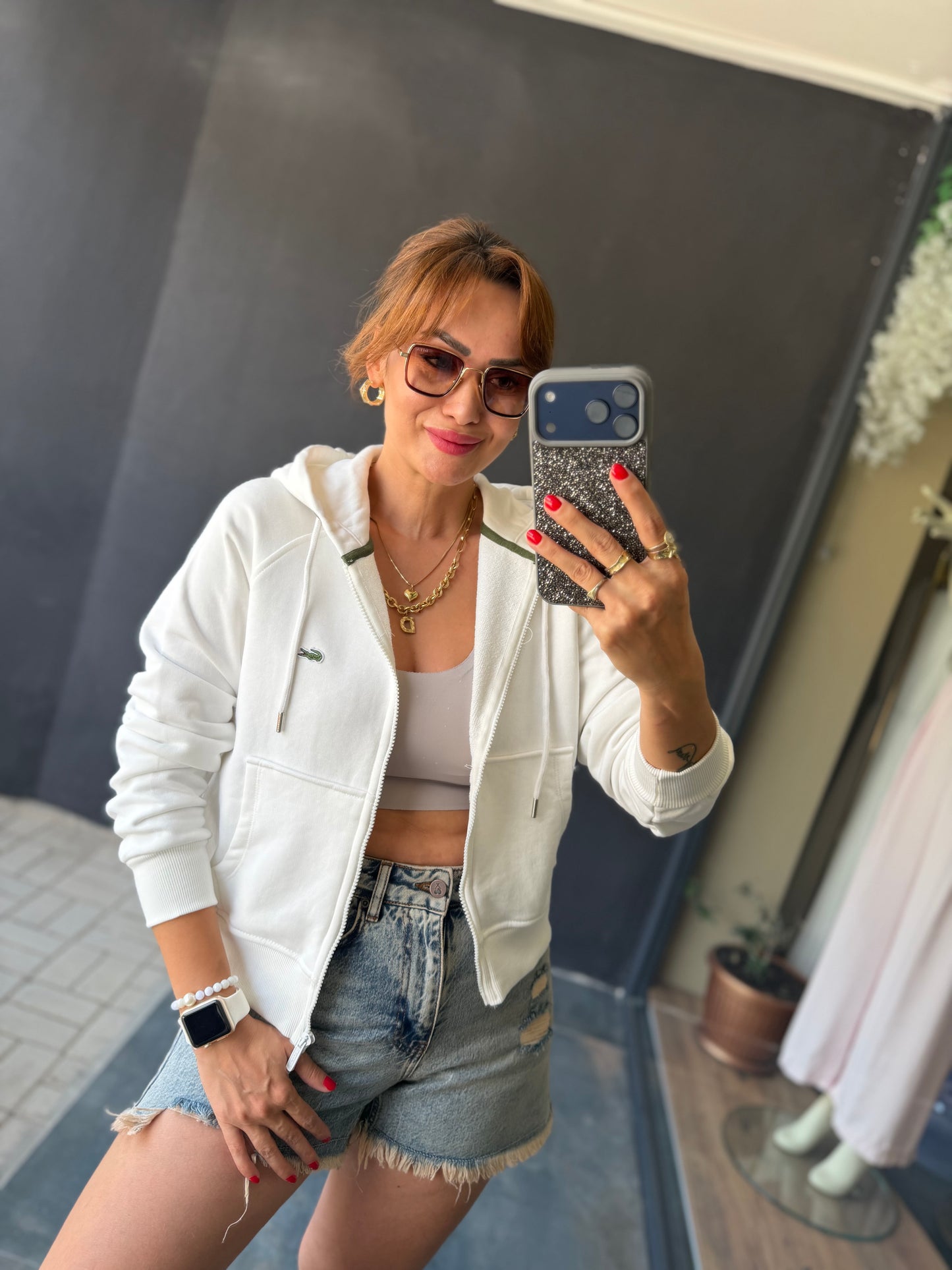 Rovika Beyaz Sweatshirt