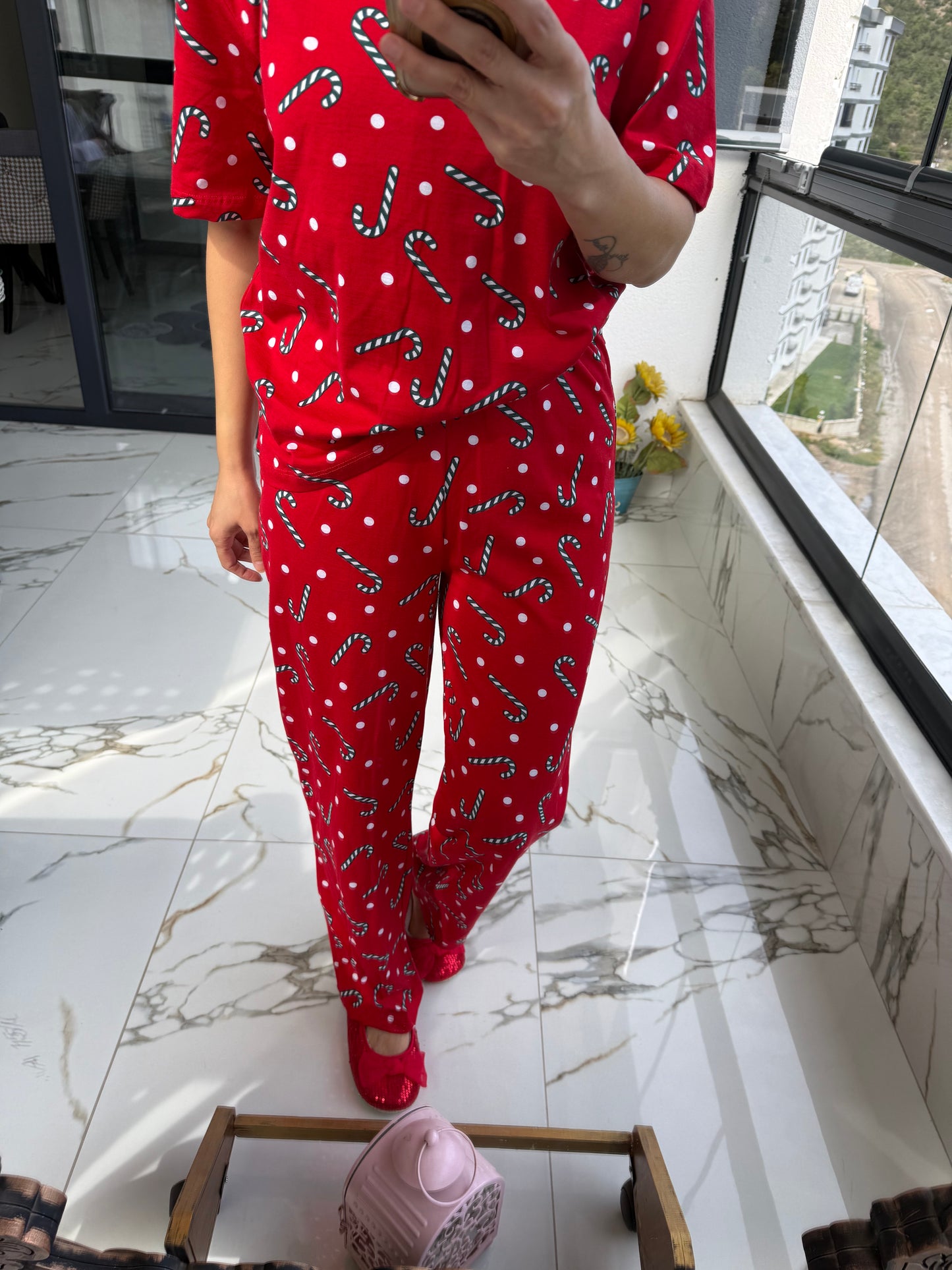 Hanteks Kısa Kol Pijama Takımı 5