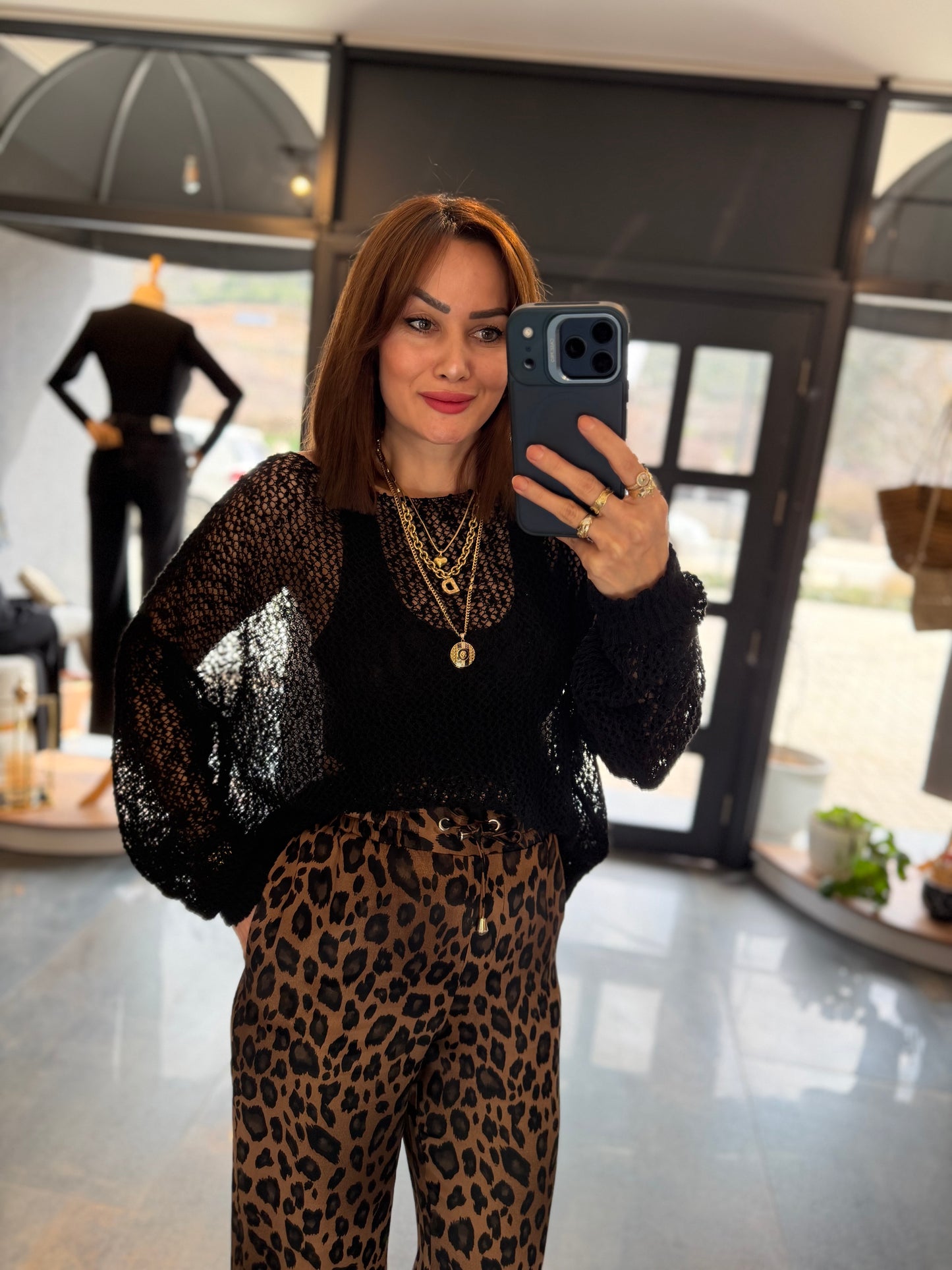 Gilgen Kahve Leopar Takım