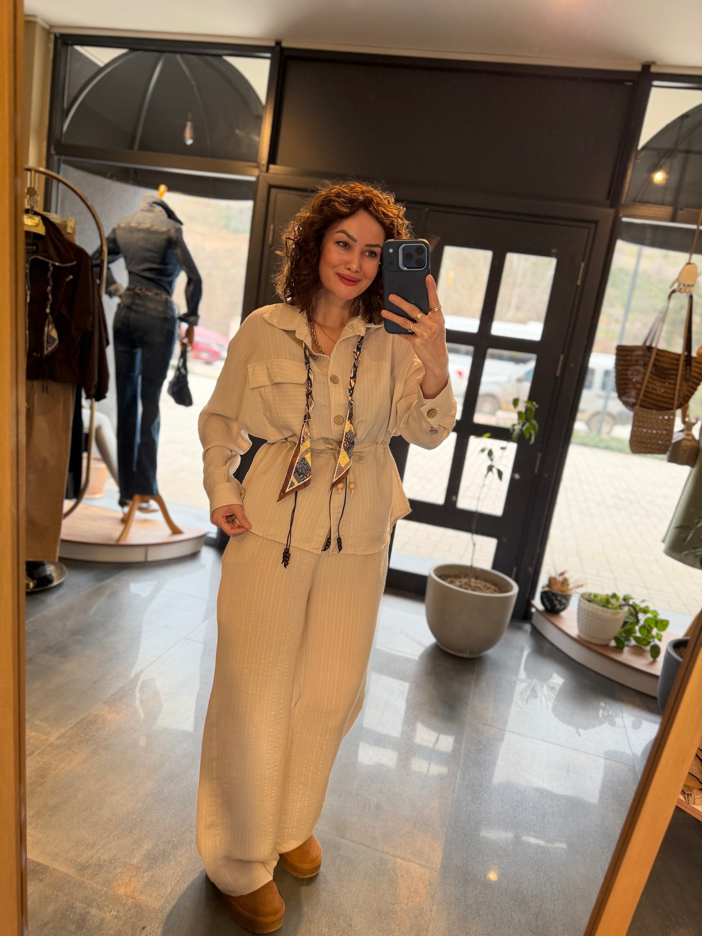 Sifona Bej Tensel Takım