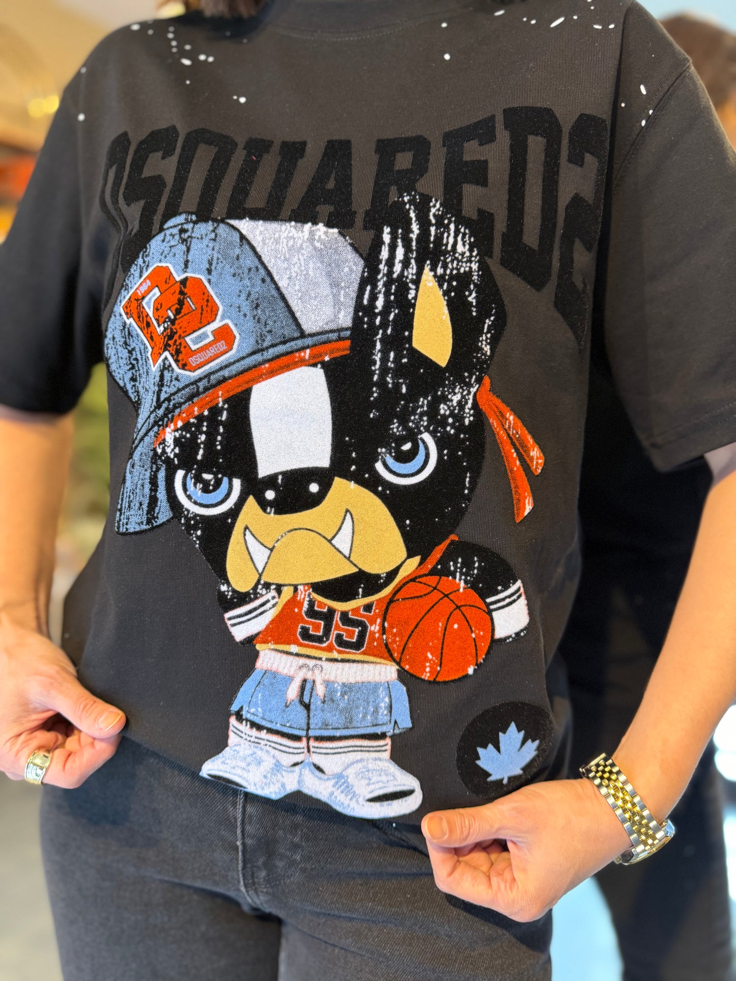 Ayhans Siyah Unisex Pamuk T- Shirt