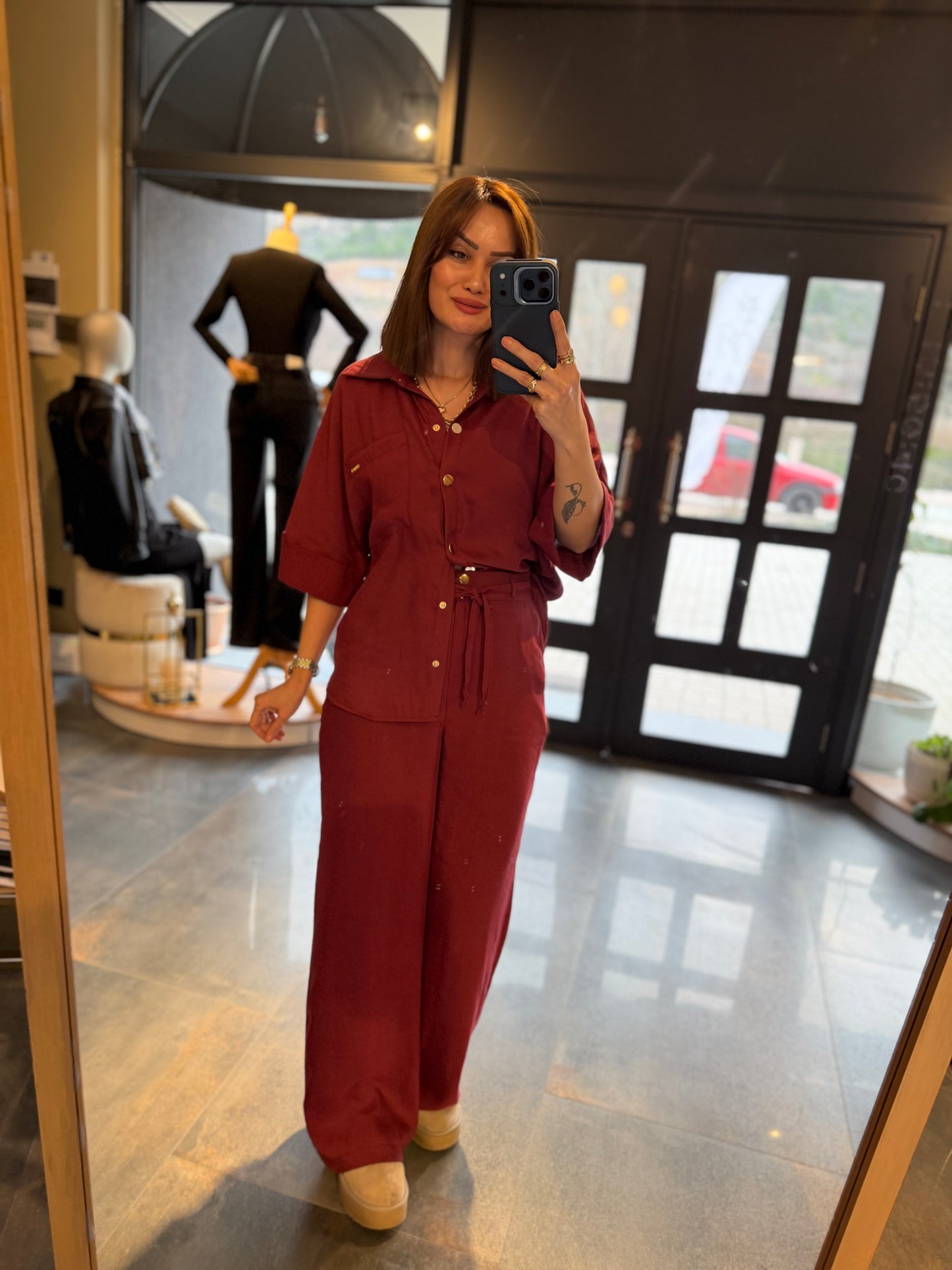 Sensitive Bordo 1 Tensel Takım