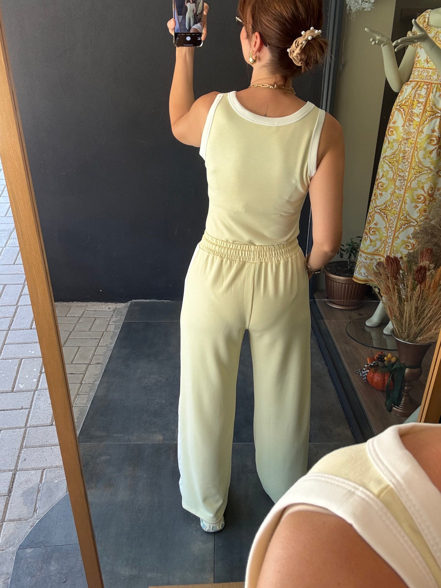 Laxet Sarı Modal Eşofman Takımı