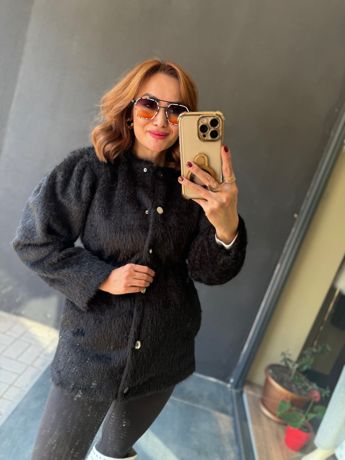 Paris Siyah Premium Kürk