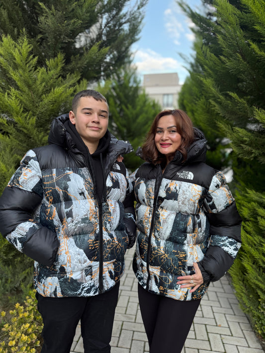 Ayny Siyah Unisex Şişme Mont
