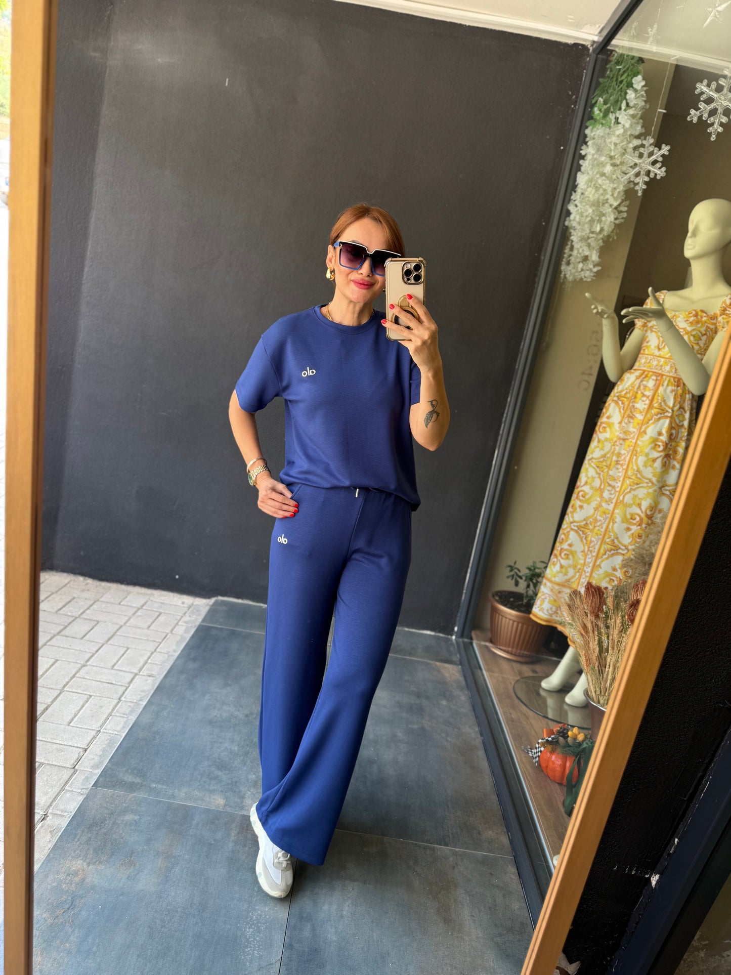 Latest Lacivert Modal Takım