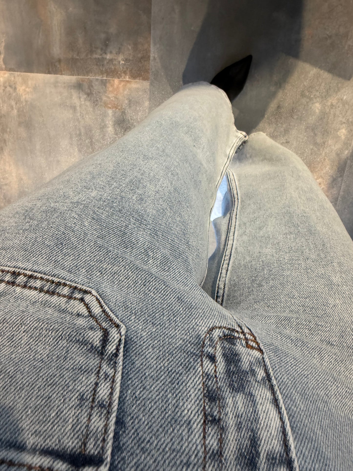 Xlove Buz Mavi Midi Boy Jean