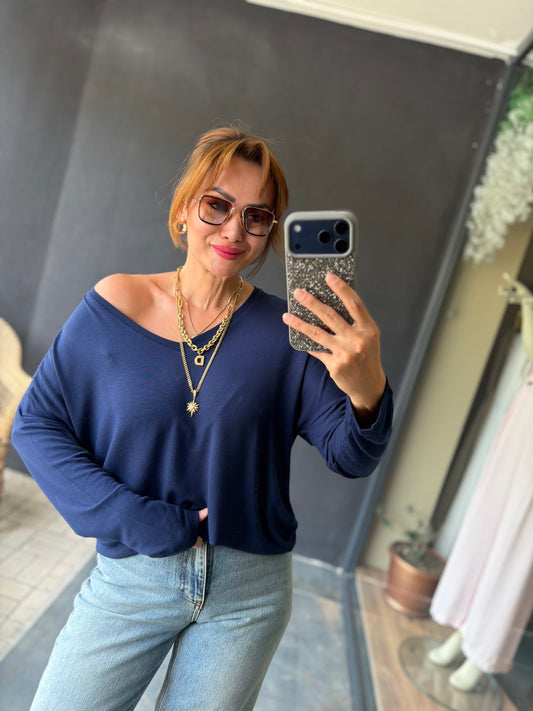 Rıvel Lacivert Yumoş Merserize