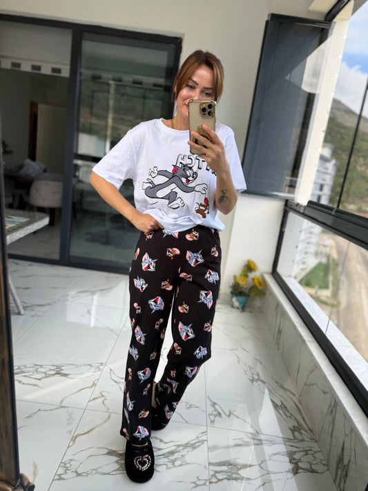 Hanteks Kısa Kol Pijama Takımı 2