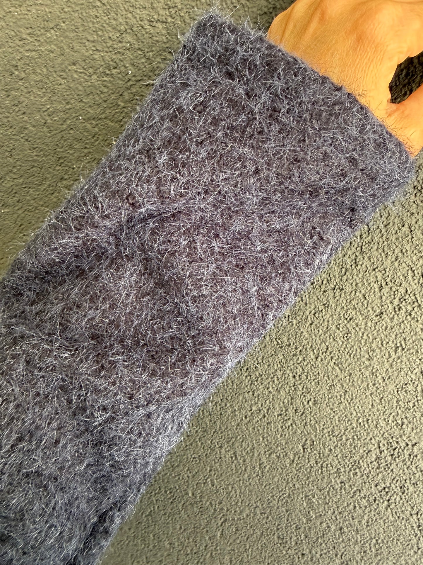 Creyn Lacivert Keçe Hırka