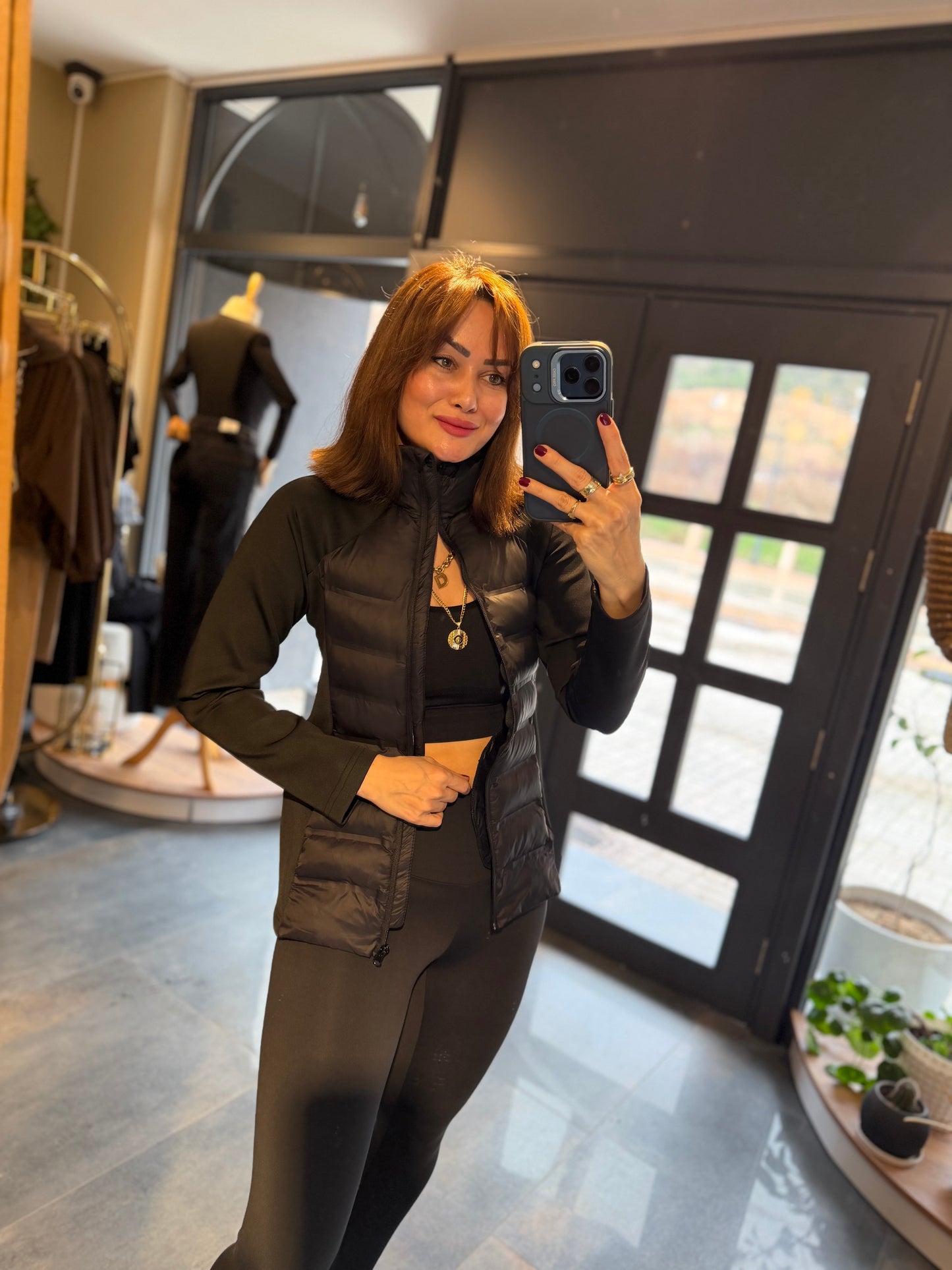 Spark Siyah Mont & Tayt Takım