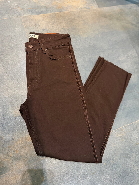 Xlove Kahve Yan Şeritli Jean