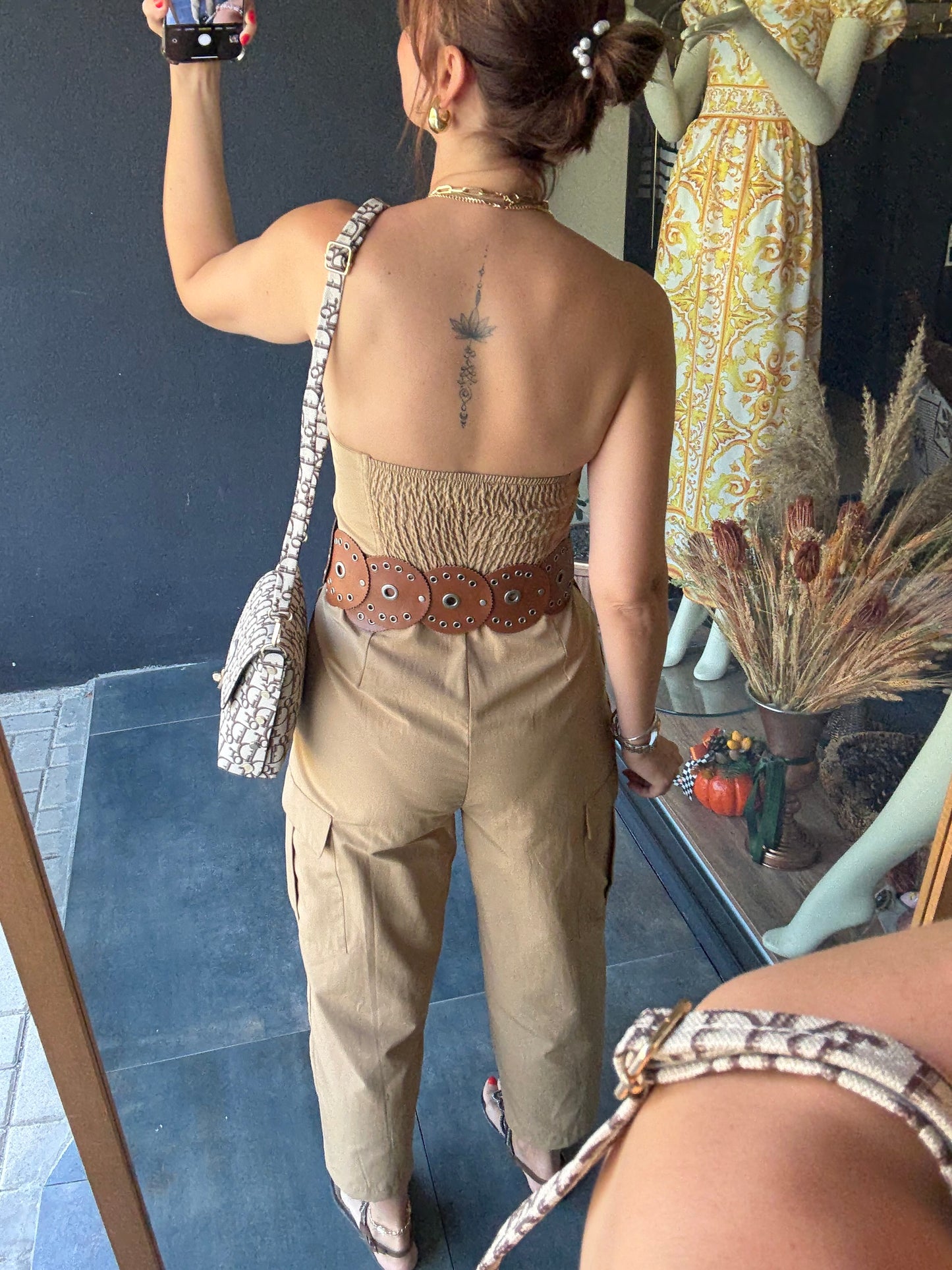 Ateks Straplez Bej Tulum