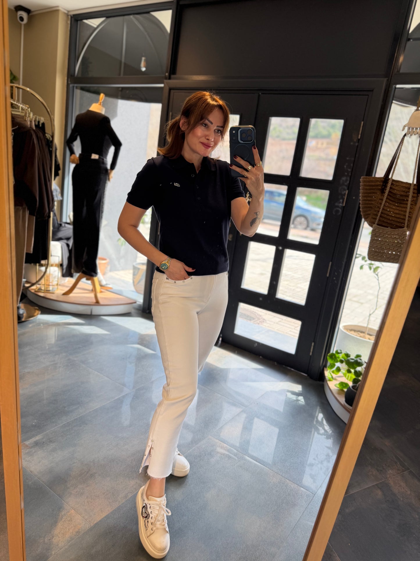 Misse Lacivert Kısa Kol T-Shirt