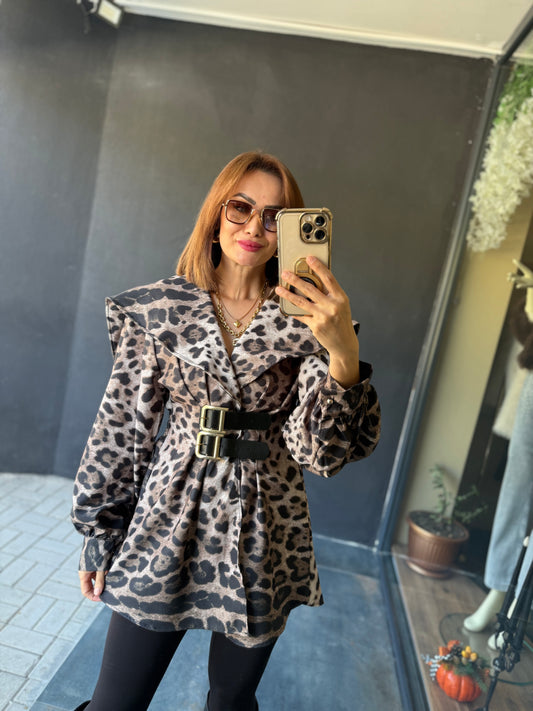 Şamda Leo Şal Yaka Ceket