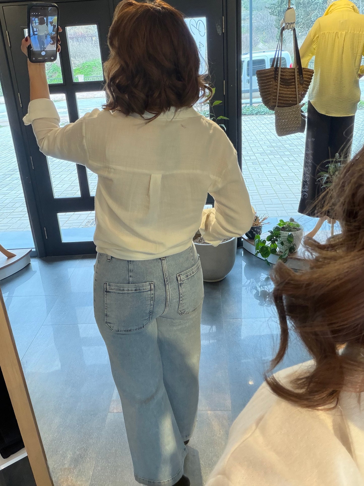 Xlove Buz Mavi Midi Boy Jean