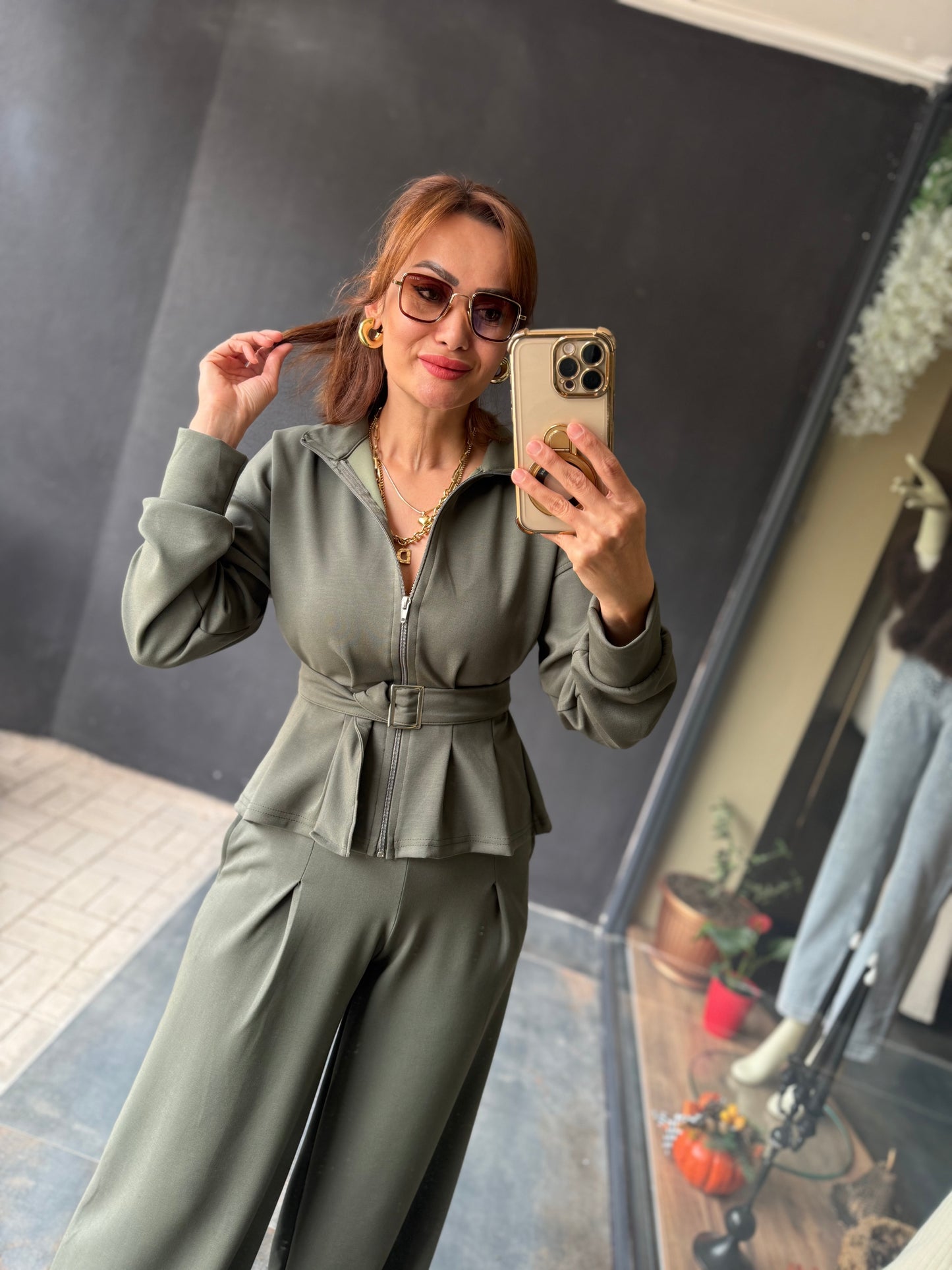 Semy Haki Kemerli Modal Takım