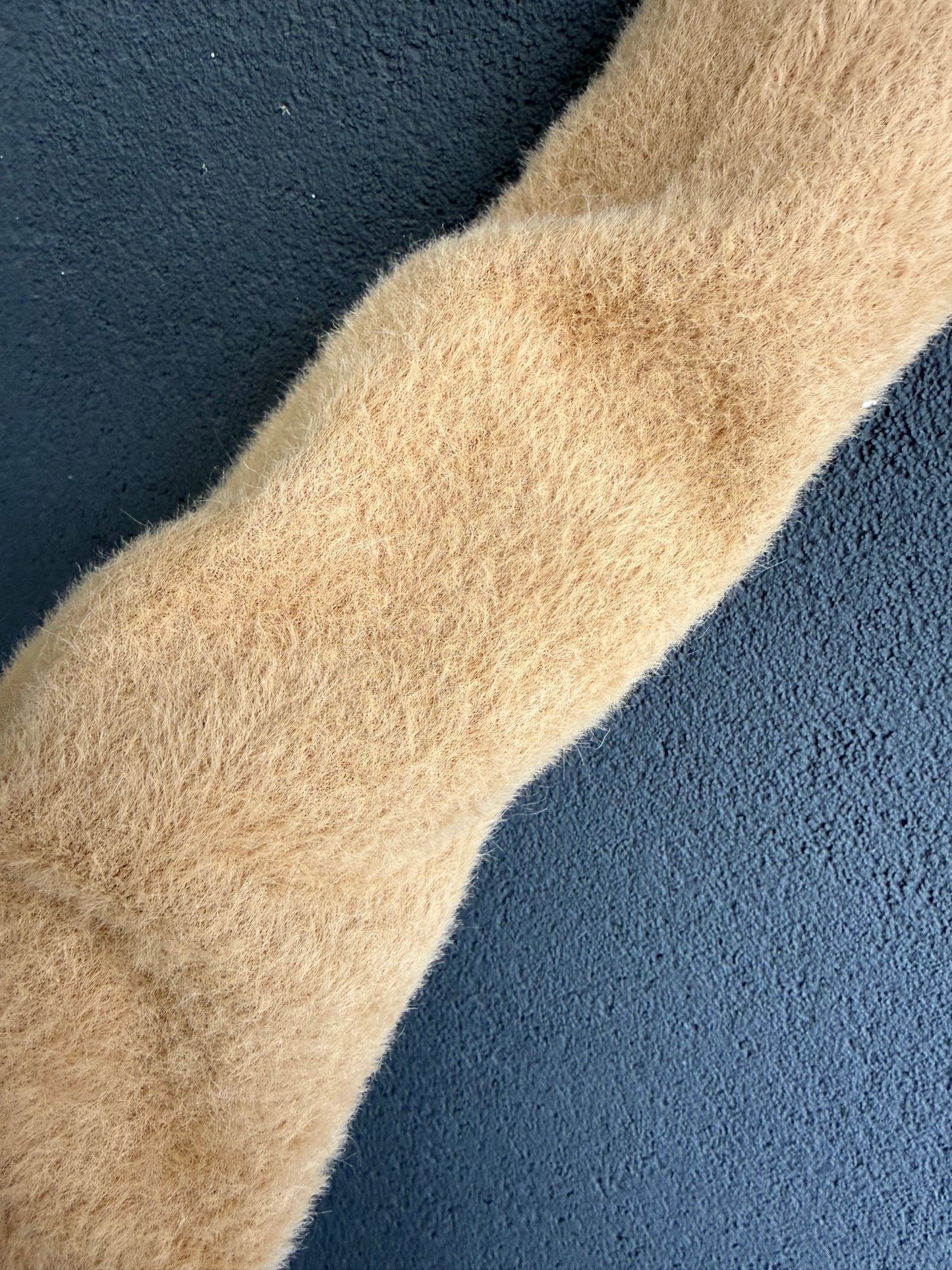 Angeli Broşlu Camel Kaşmir Hırka