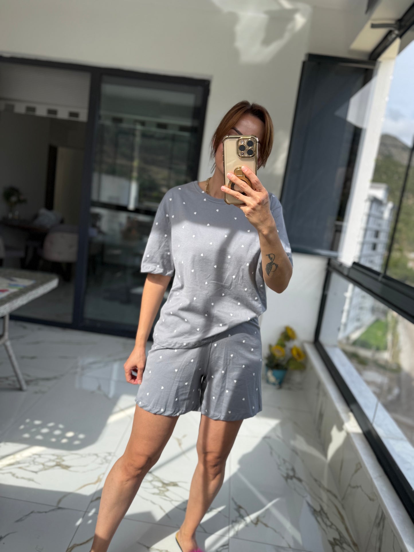 Hanteks Kısa Kol Pijama Takımı 10