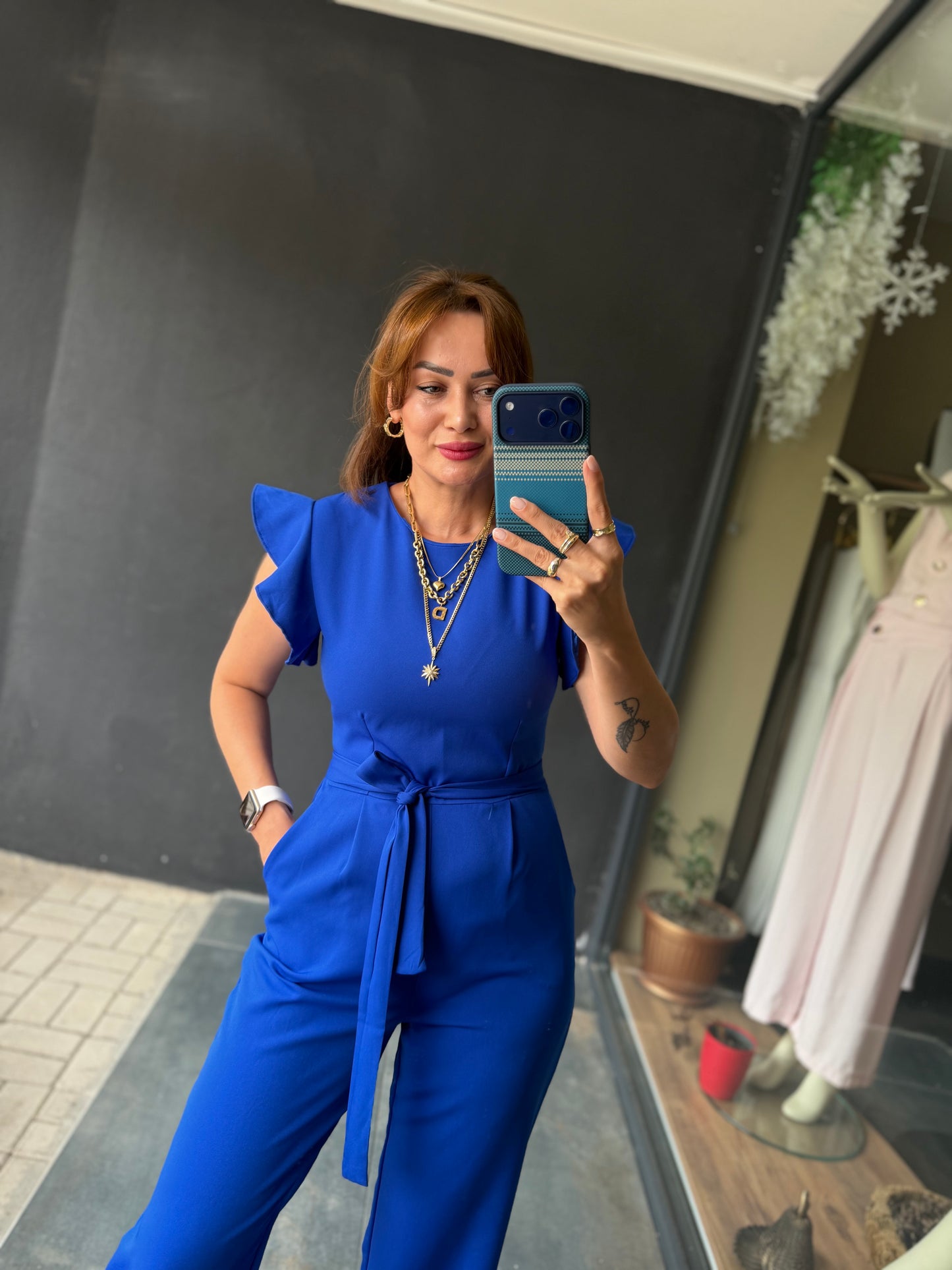 Monroe Saks Mavi Premium Tulum ⭐️