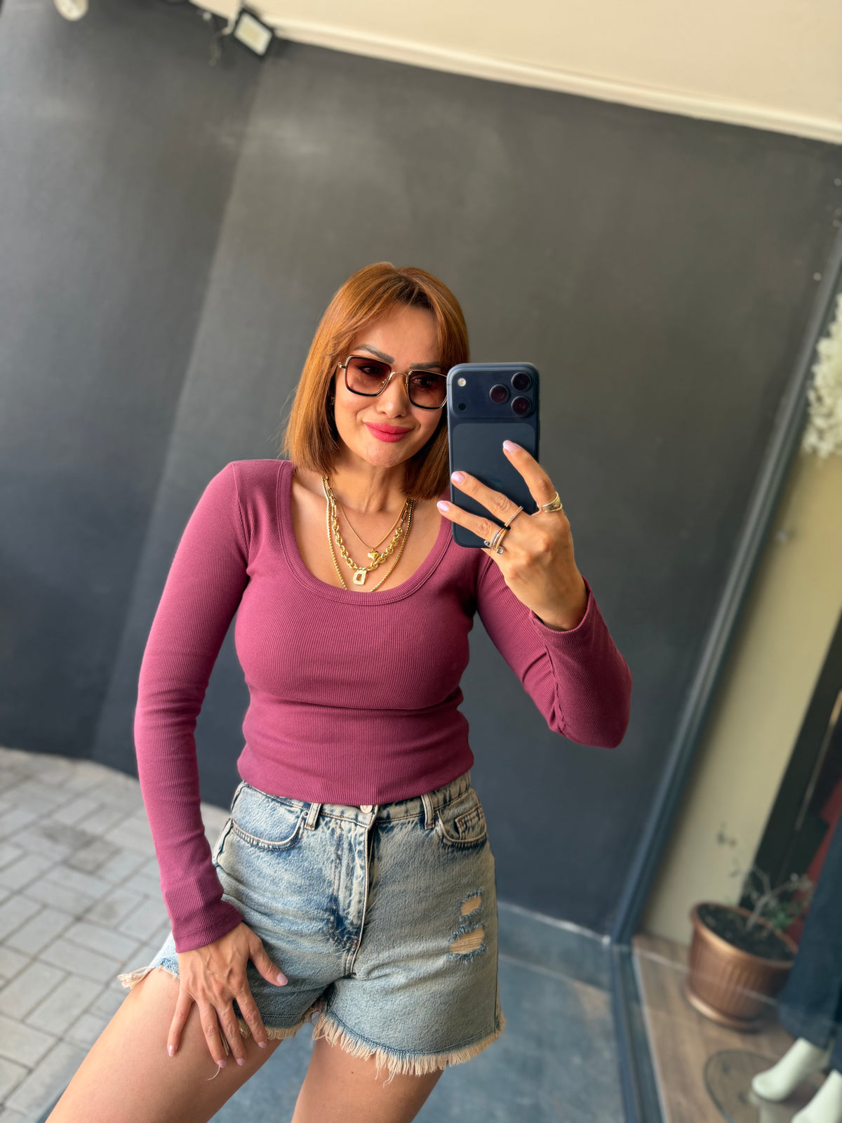 Norevia Bordo U Yaka Body