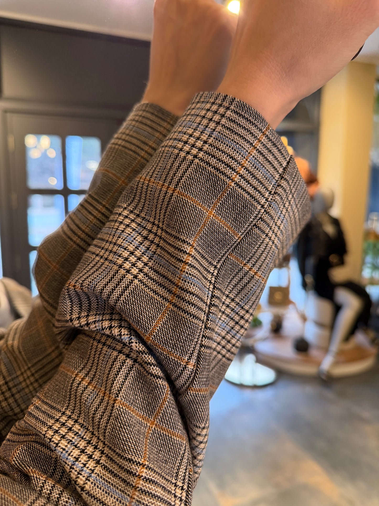 Mavyo Kareli Blazer Ceket