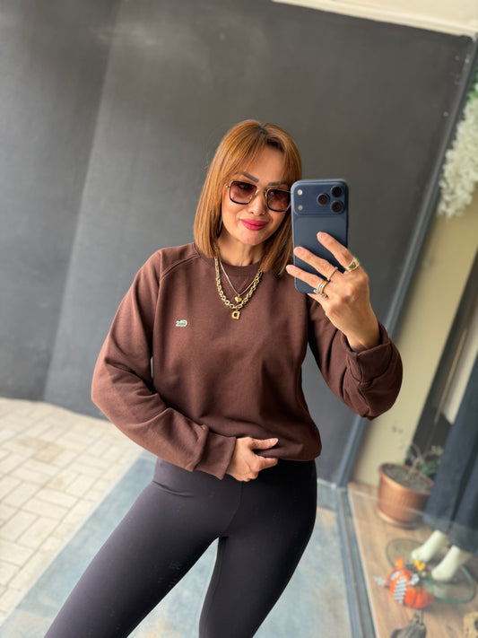 Aspen Kahverengi Spor Sweat