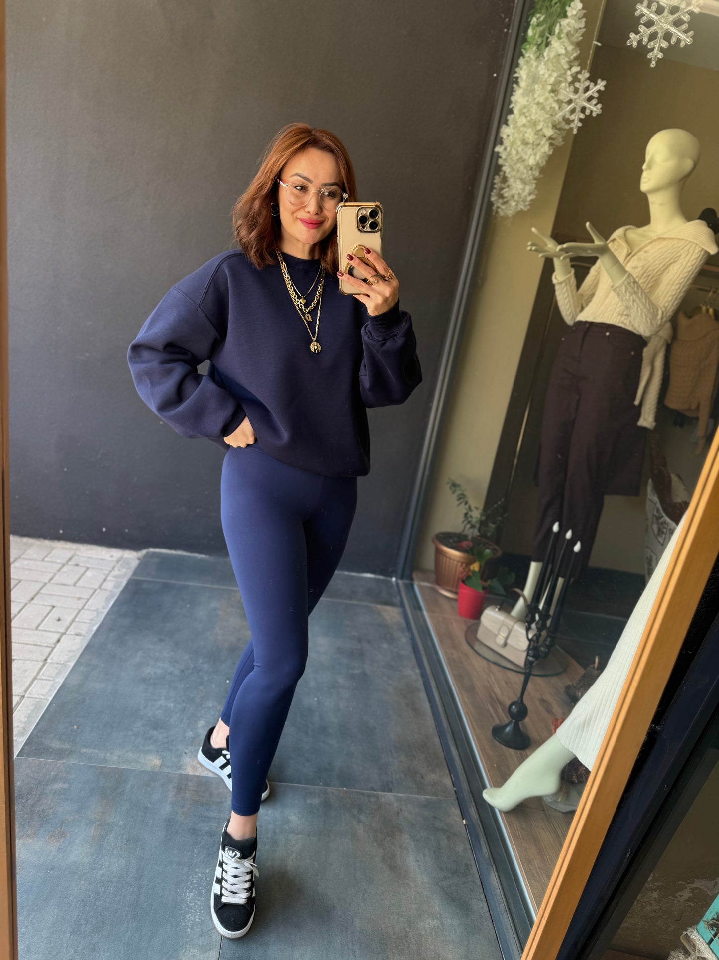 Oys Lacivert Toparlayıcı Tayt