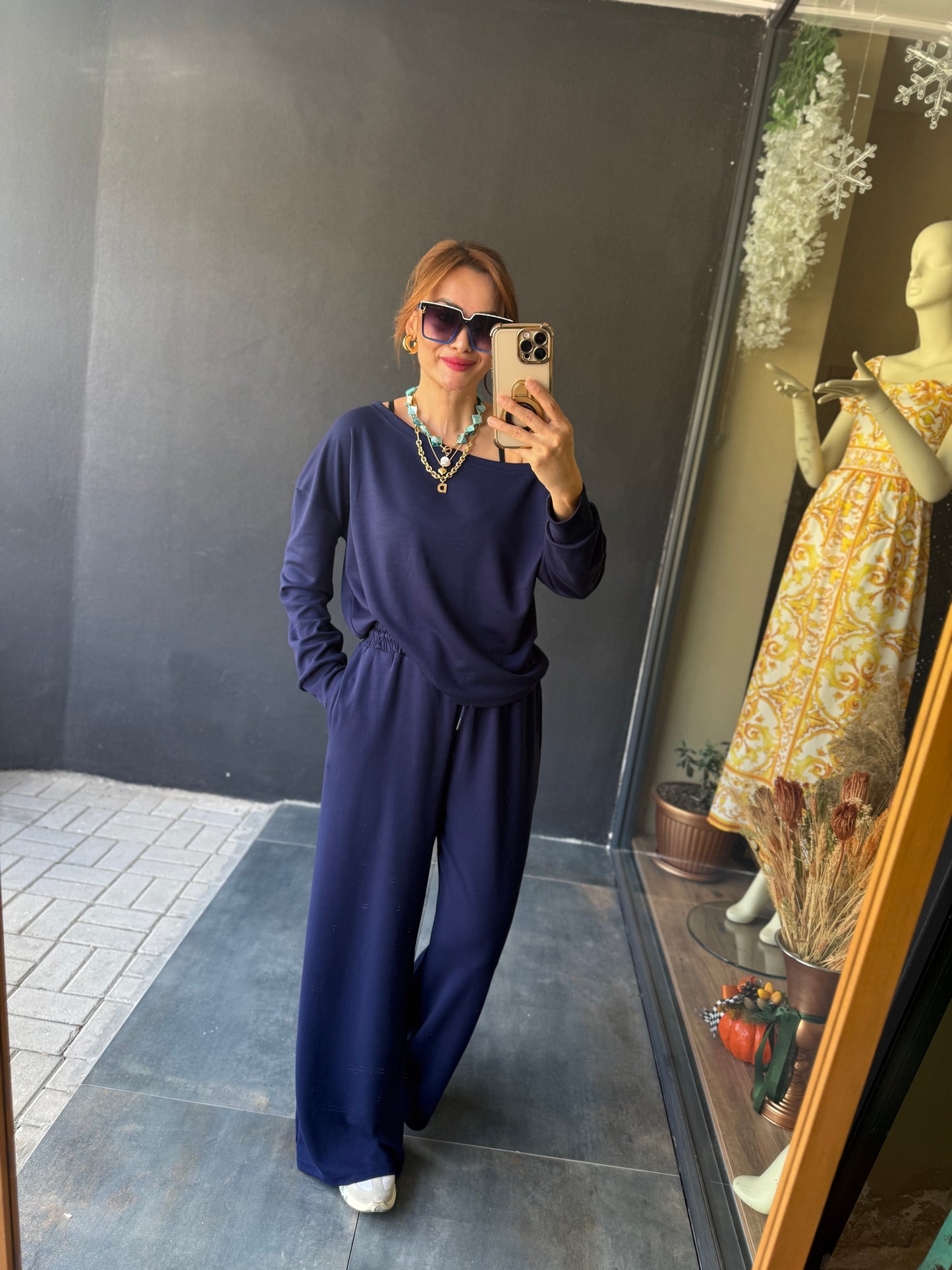 Latest Lacivert Modal Takım