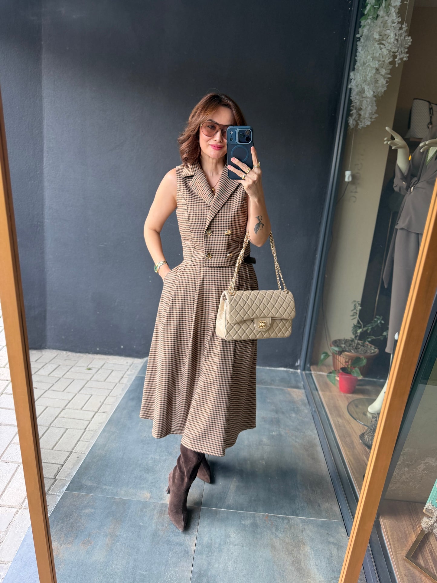 Harpu Tuvid Etek & Yelek Takım