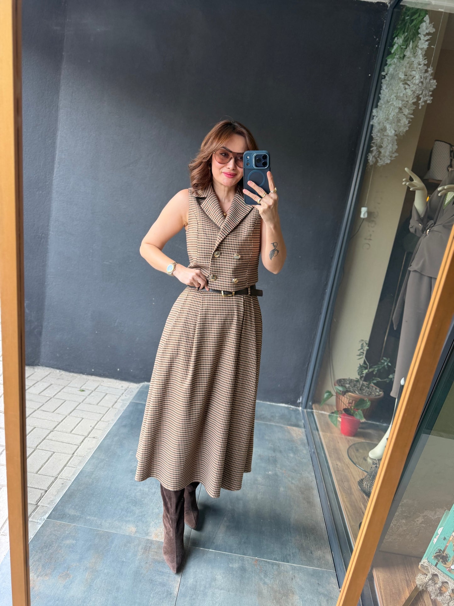 Harpu Tuvid Etek & Yelek Takım