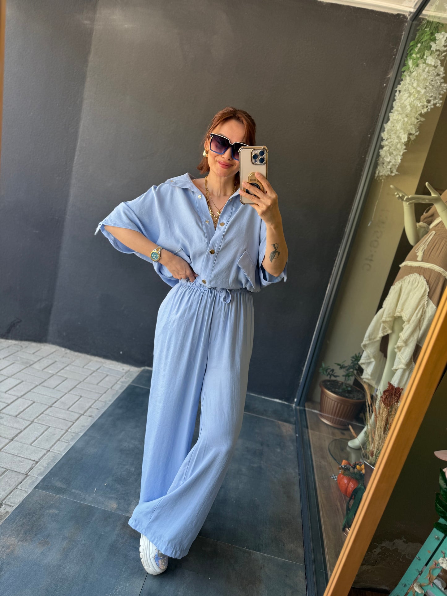 Dita Buz Mavi Maroken Takım