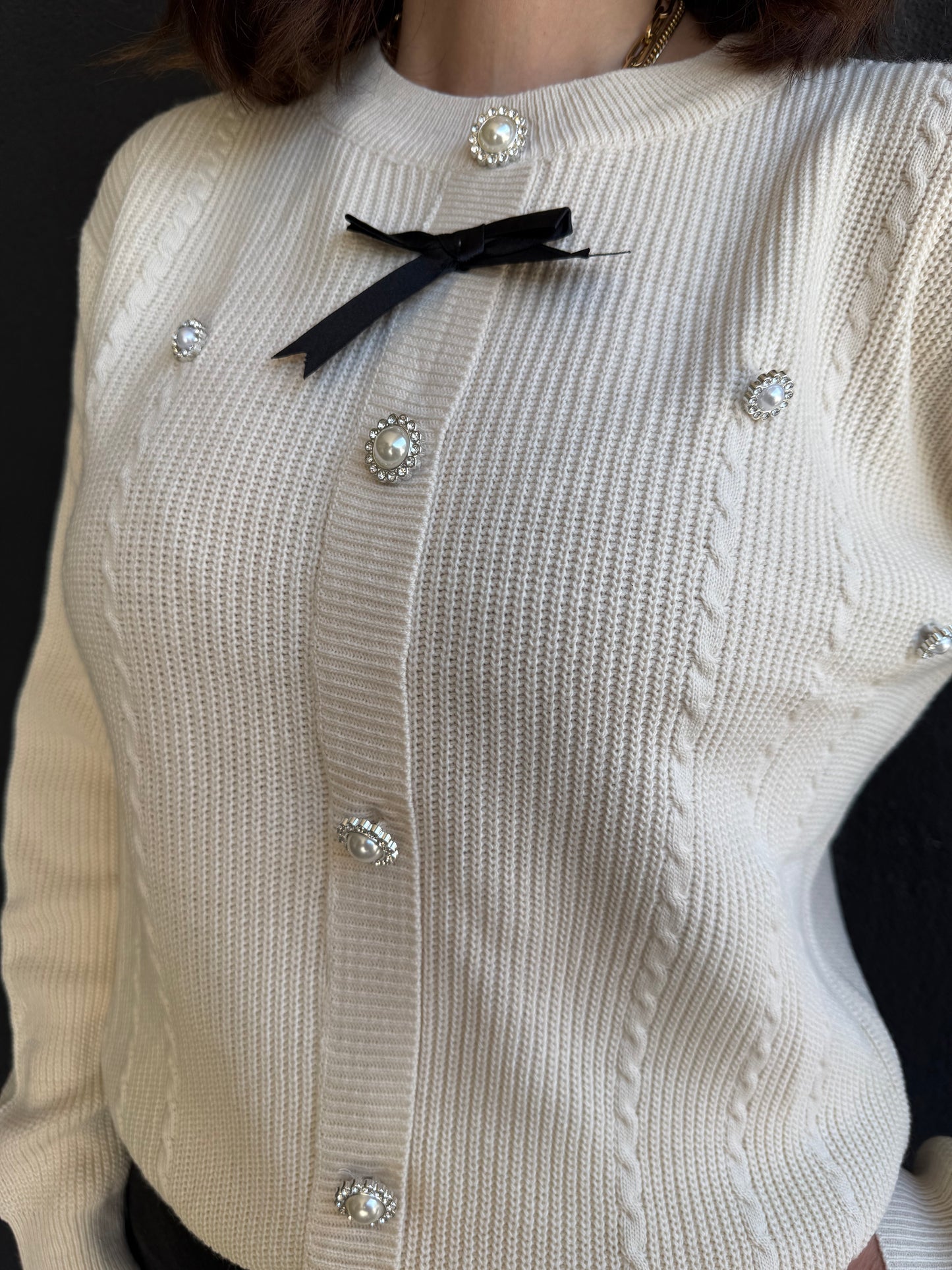 Sayanor Bej Örme Bluz