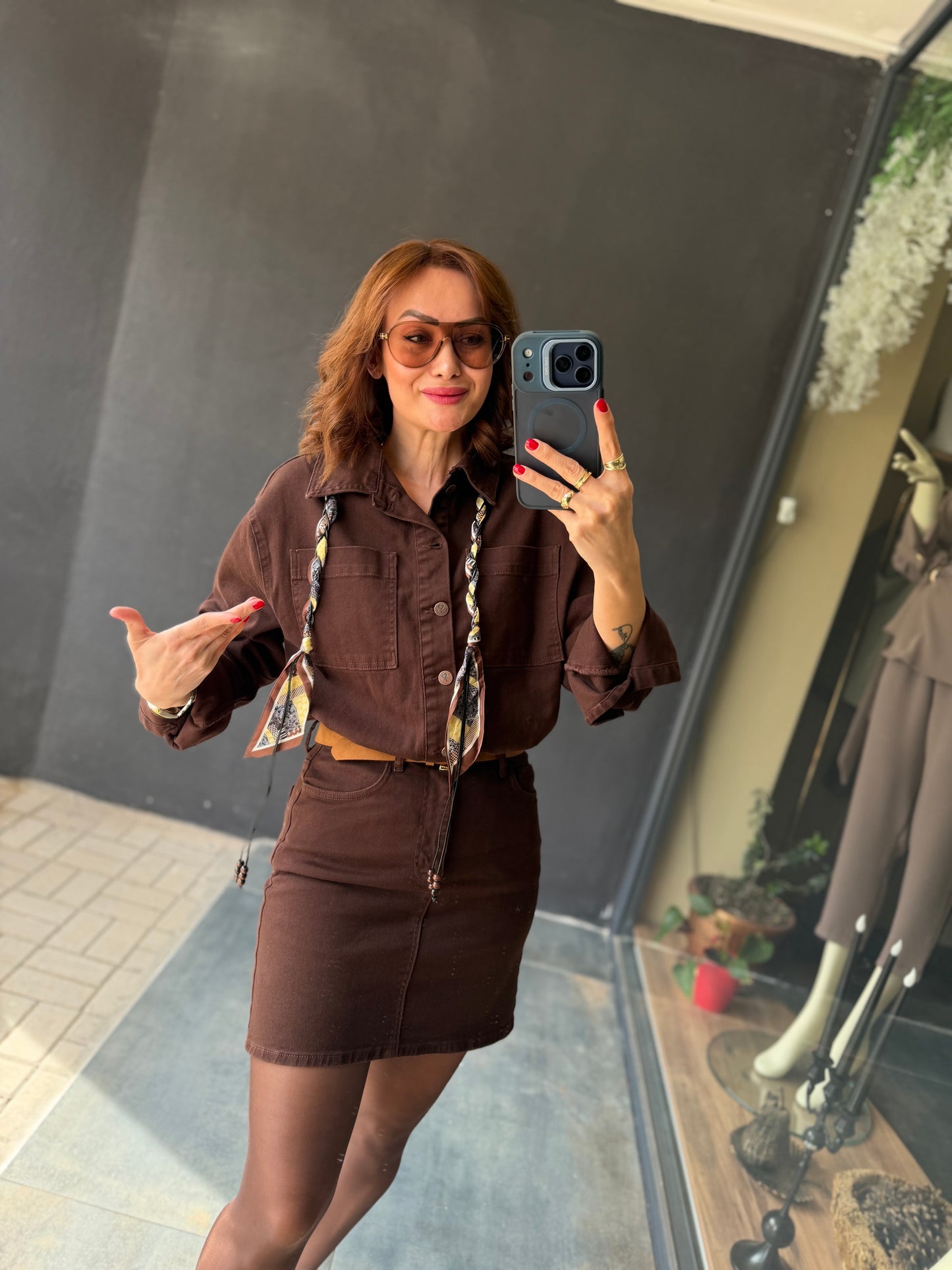 Xlove Premium Kahve Elbise