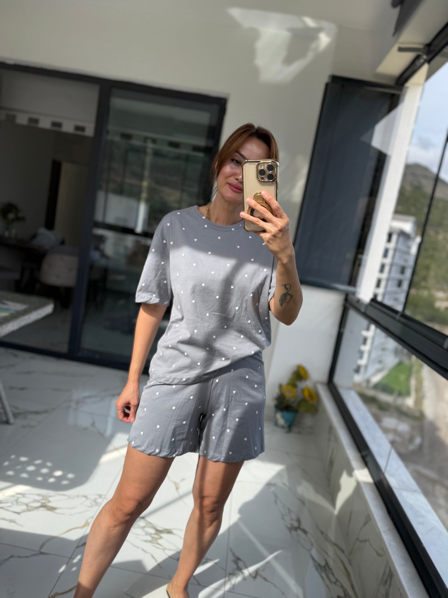 Hanteks Kısa Kol Pijama Takımı 10