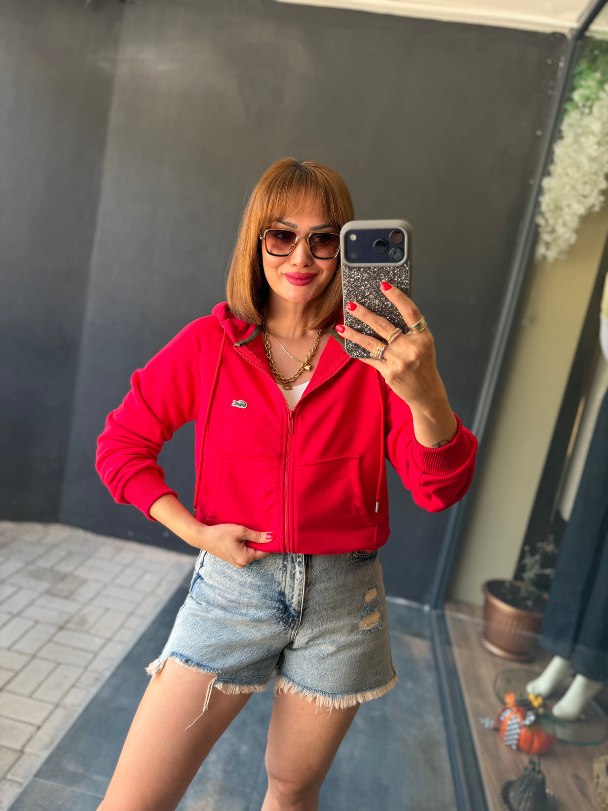 Rovika Kırmızı Sweatshirt